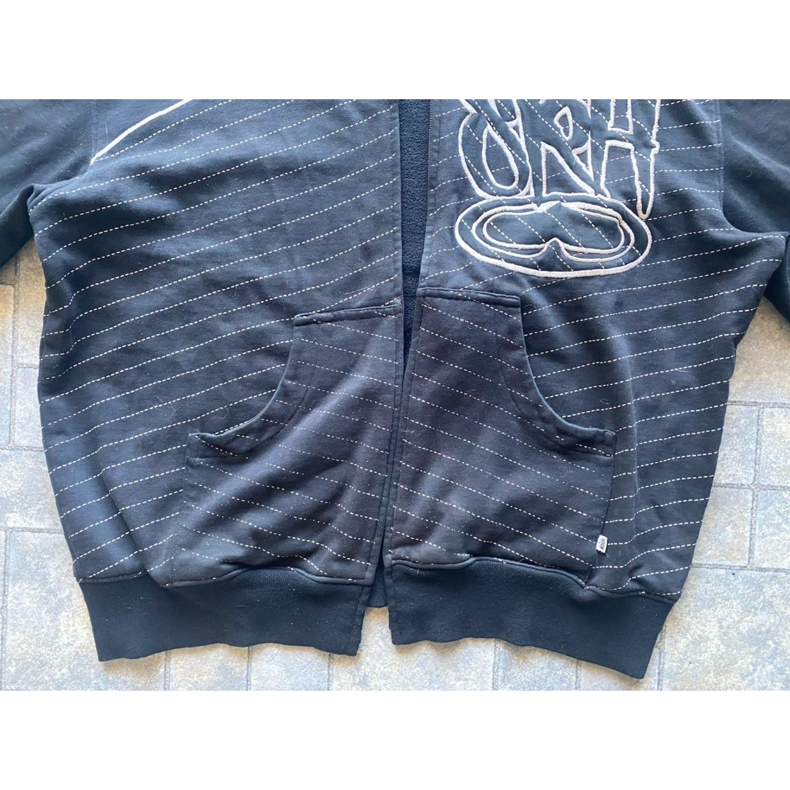 Vintage Y2K SRH Hoodie Men Black 2XL Full Zip Zipper Broken Size US XXL / EU 58 / 5 - 3 Thumbnail