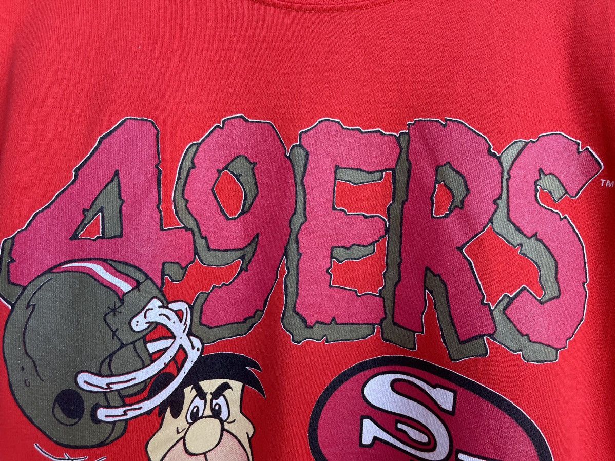 Vintage Vintage 1994 Flintstones x San Francisco 49ers NFL Cartoon L Size US L / EU 52-54 / 3 - 3 Thumbnail