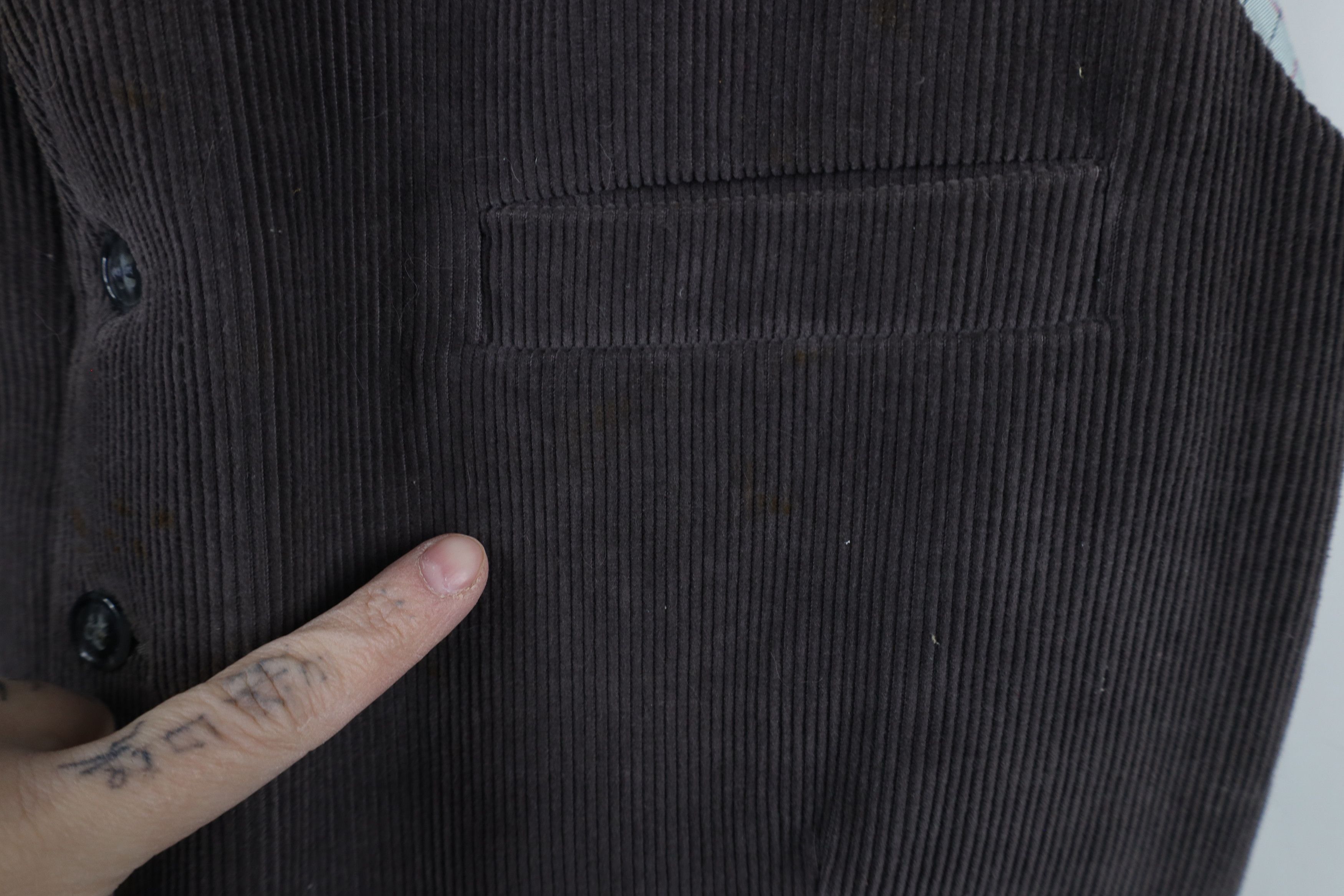 Vintage Vintage 70s Streetwear Buckle Back Corduroy Vest Jacket Size US M / EU 48-50 / 2 - 7 Thumbnail