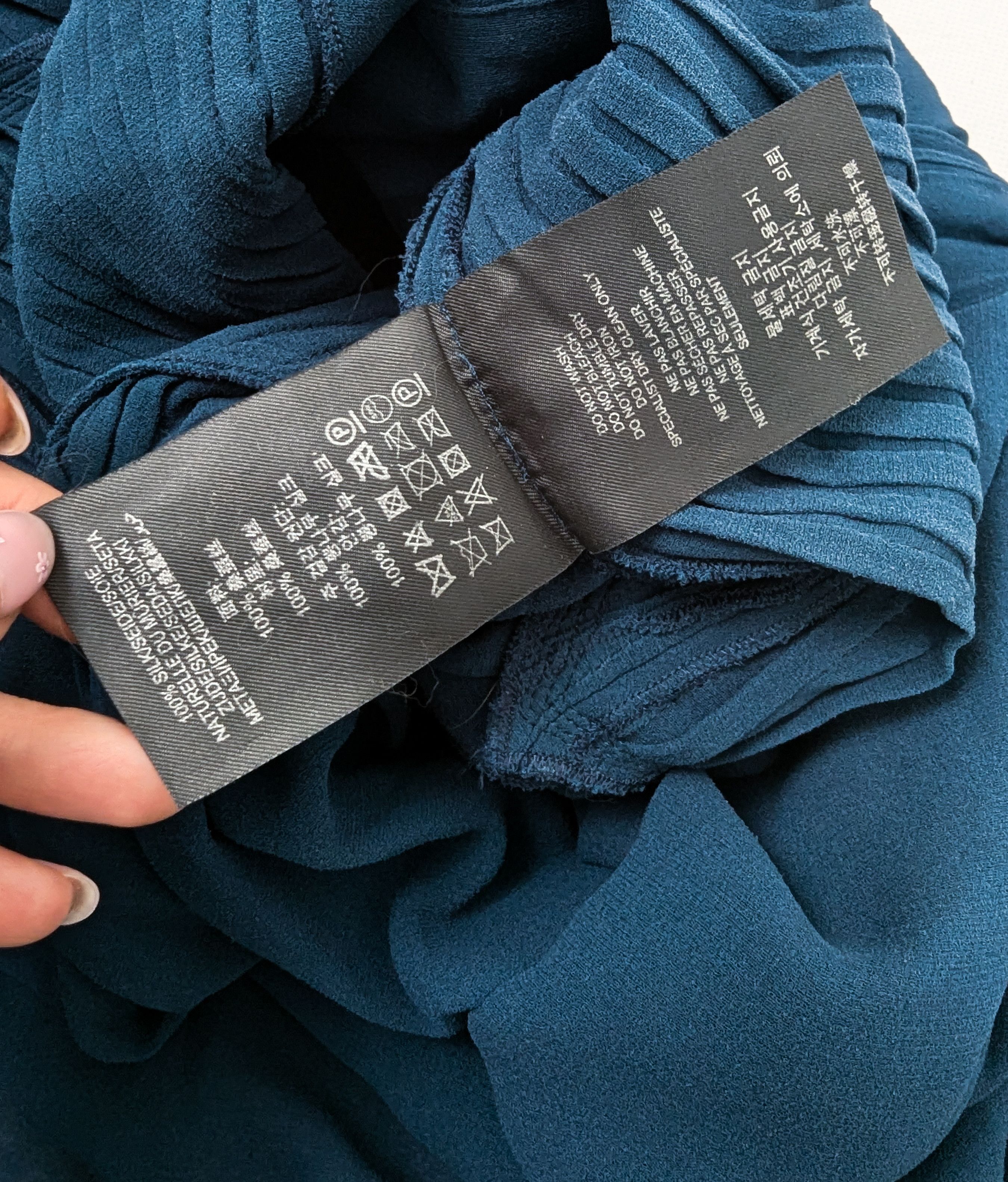 Burberry Burberry black label silk sea blue dress Size S / US 4 / IT 40 - 10 Thumbnail