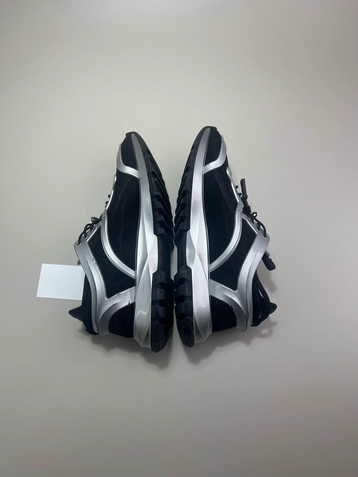 Givenchy GIVENCHY Black & Silver Sneakers K1 Size US 7 / EU 40 - 4 Thumbnail