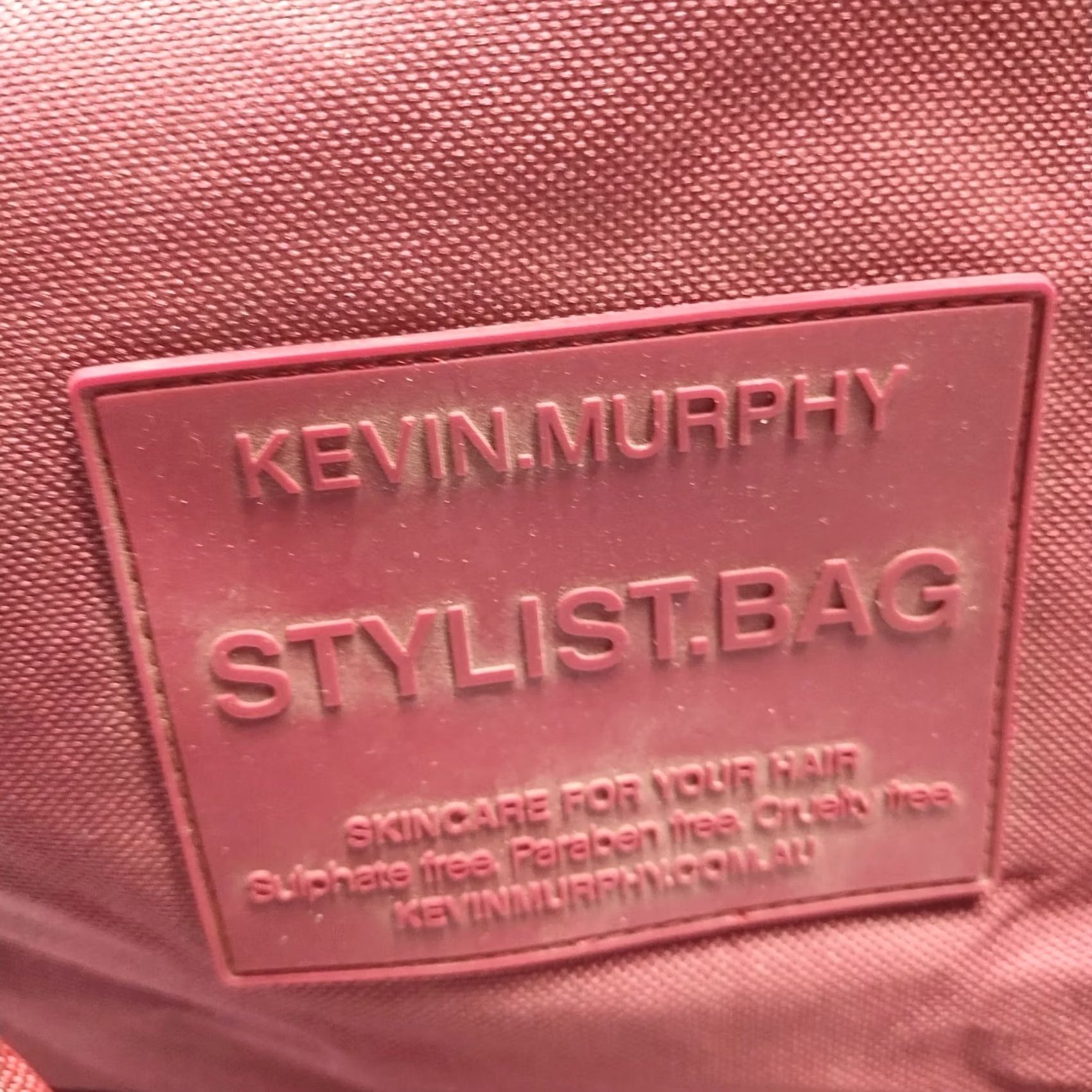 Vintage Kevin Murphy Stylist Duffle Bag Womens Burgundy Canvas Dual Top Handle KMuc2046 Size L / US 10 / IT 46 - 6 Thumbnail