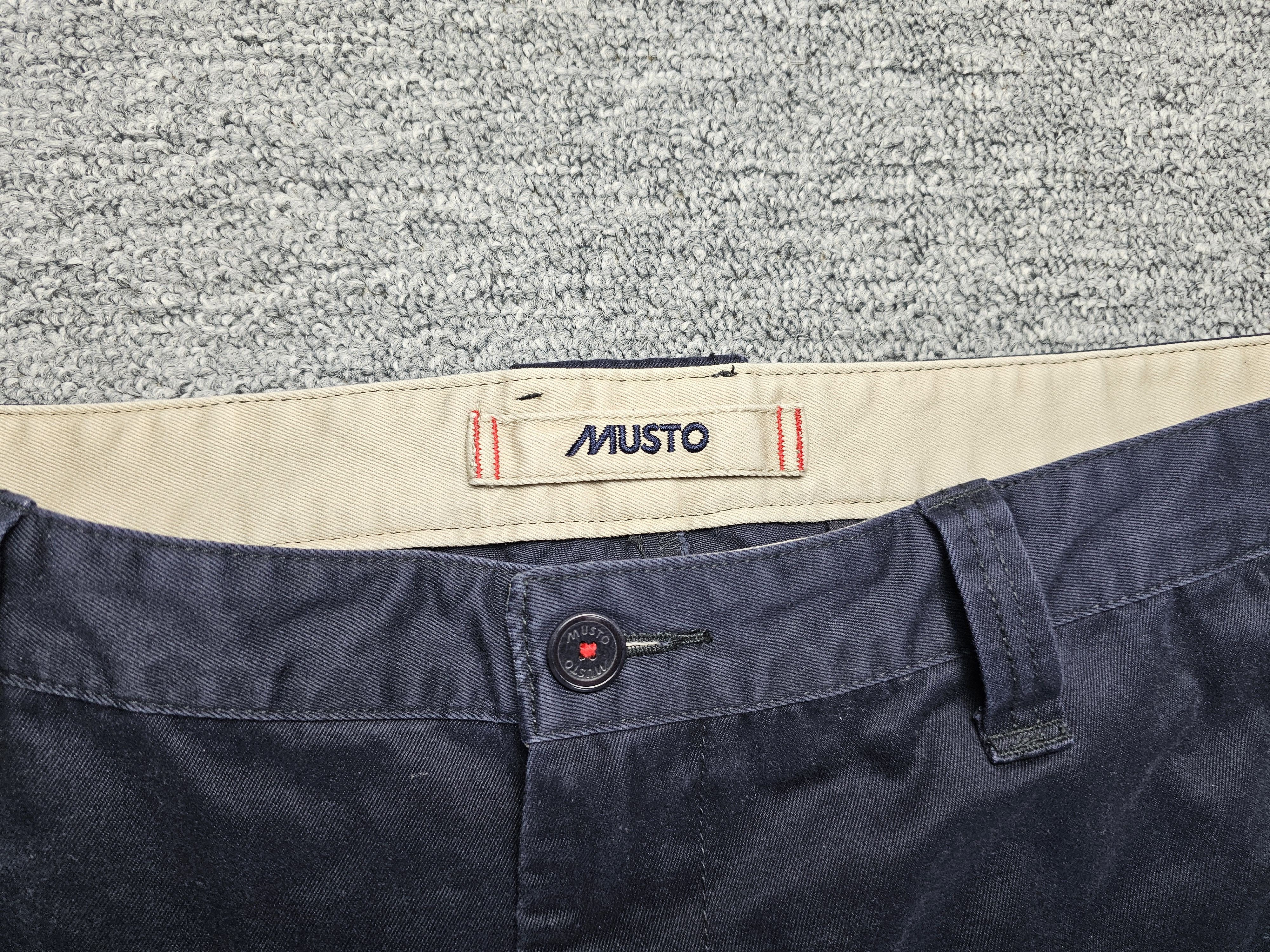 Musto Musto Navy Straight Leg Chino Trousers Sailing Outdoor 36L Size US 36 / EU 52 - 5 Thumbnail