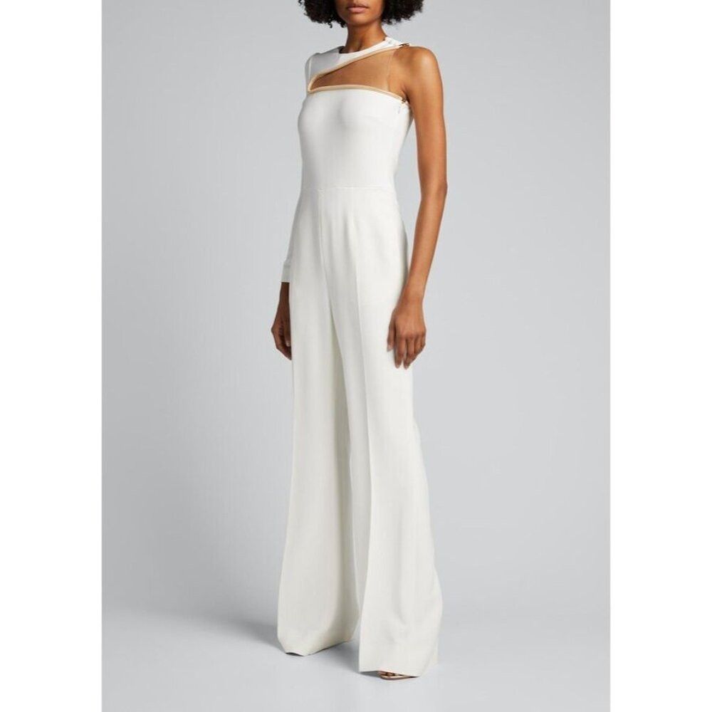 Stella McCartney Stella McCartney Lyta One-Sleeve Cutout Jumpsuit Sz 42 US 6 Size 28" / US 6 / IT 42 - 1 Thumbnail
