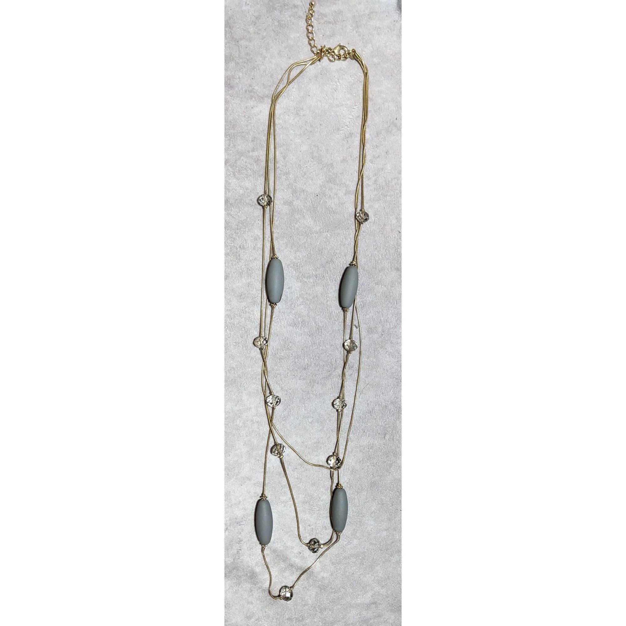 Other Elegant Silicone Gold Glam Beaded Neckalce Size ONE SIZE - 10 Thumbnail