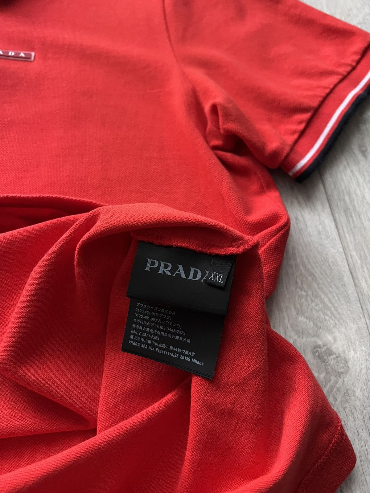 Prada Prada Polo T Shirt Size US XXL / EU 58 / 5 - 10 Thumbnail