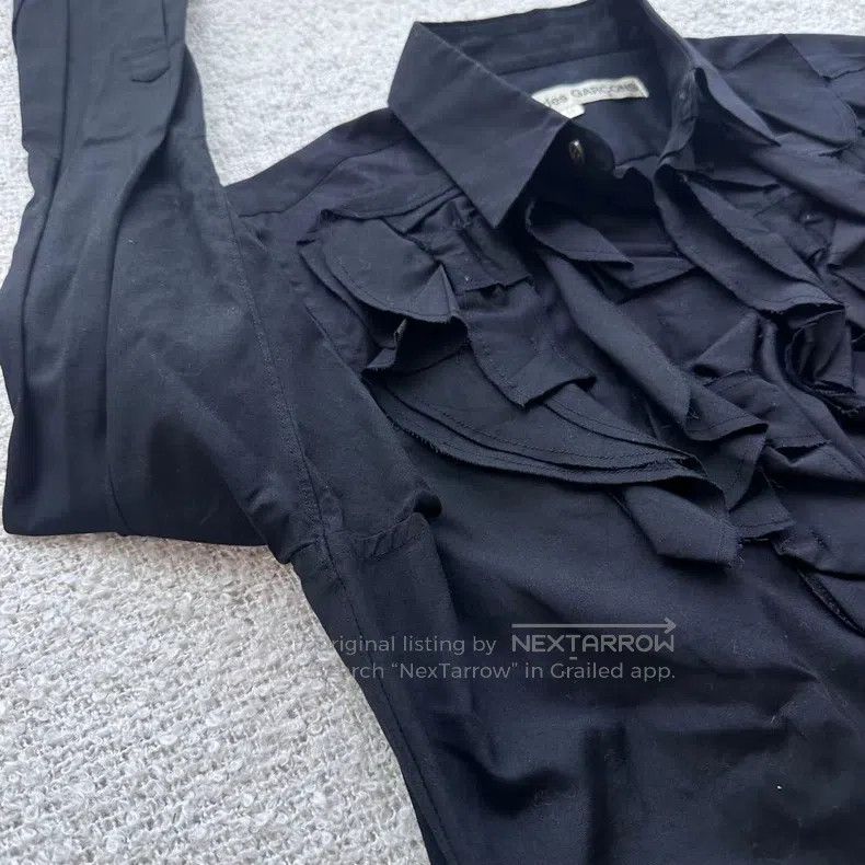 Comme des Garcons Comme des Garcons Cotton Lace-Trim Shirt Size M / US 6-8 / IT 42-44 - 6 Thumbnail