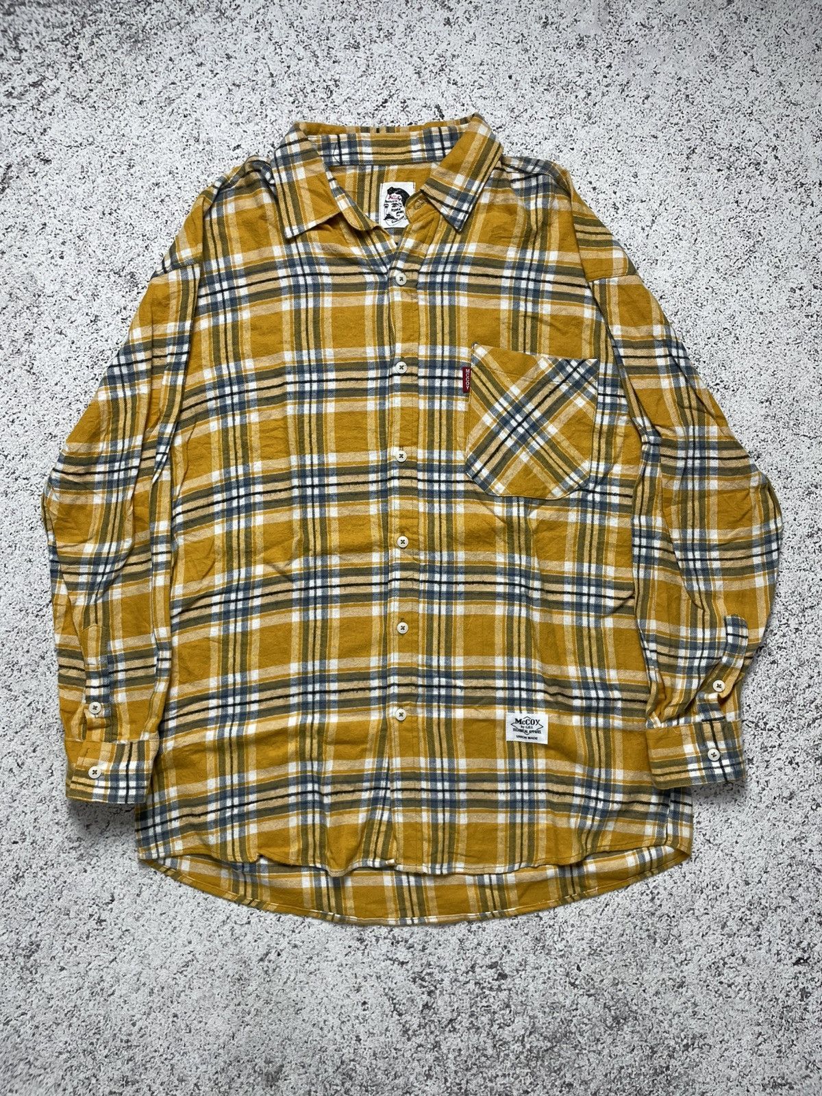 The Real McCoy's Vintage Mccoy stitches checker shirt Size US L / EU 52-54 / 3 - 1 Thumbnail