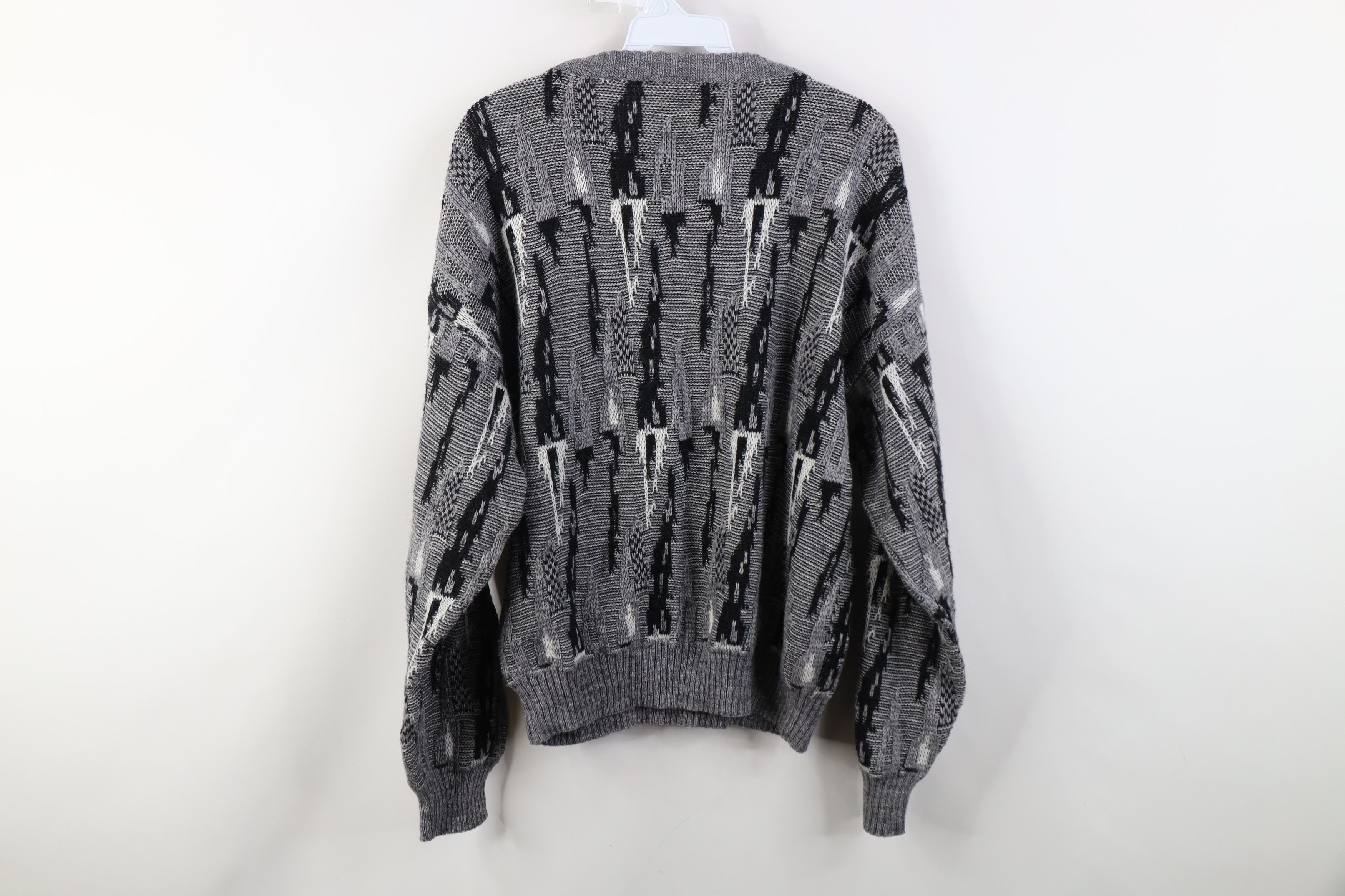 Vintage Vintage 90s Streetwear Wool Blend Knit Crewneck Sweater Size M / US 6-8 / IT 42-44 - 8 Thumbnail