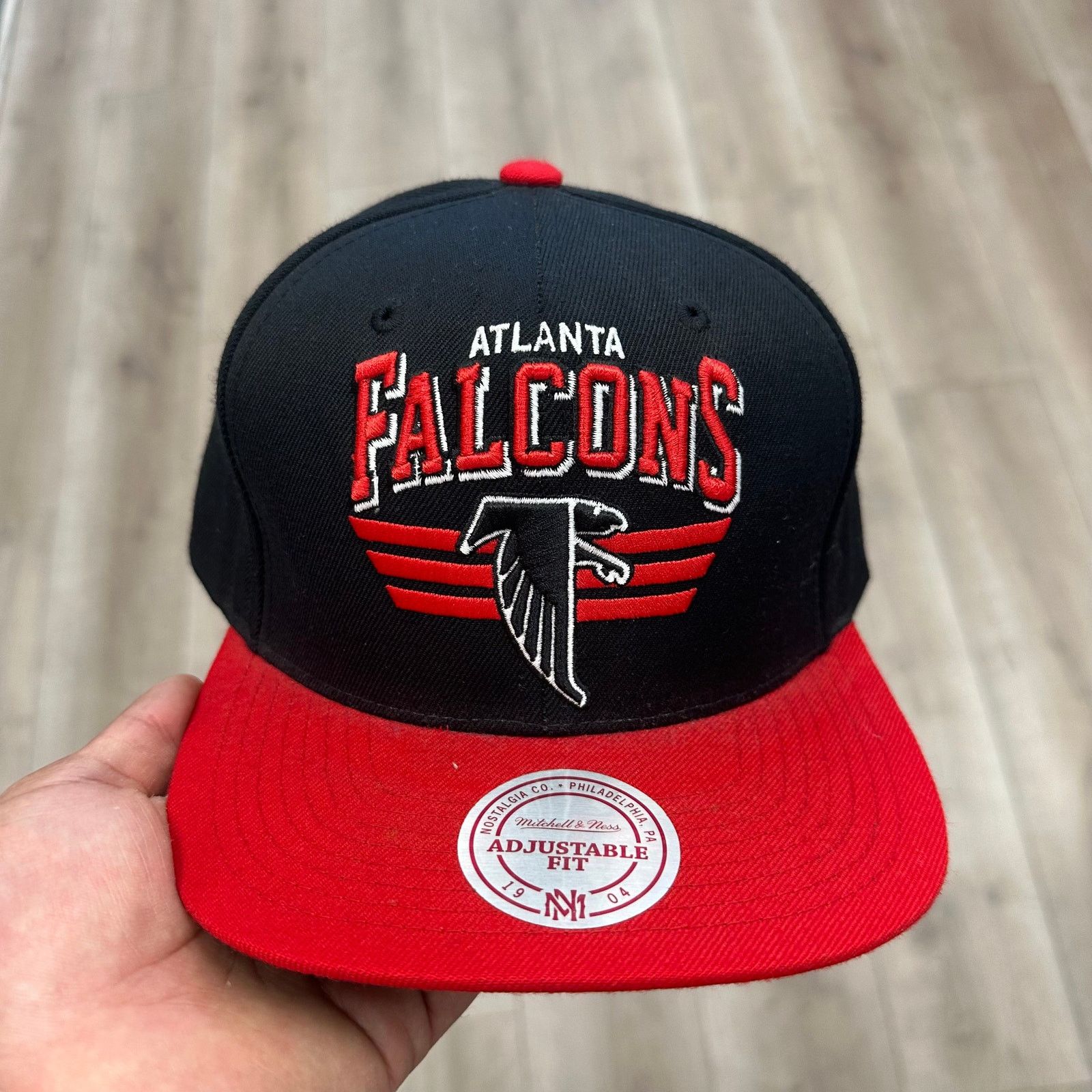 Mitchell & Ness Mitchell & Ness Atlanta Falcons Block-Arch snapback hat Cap Size ONE SIZE - 2 Thumbnail