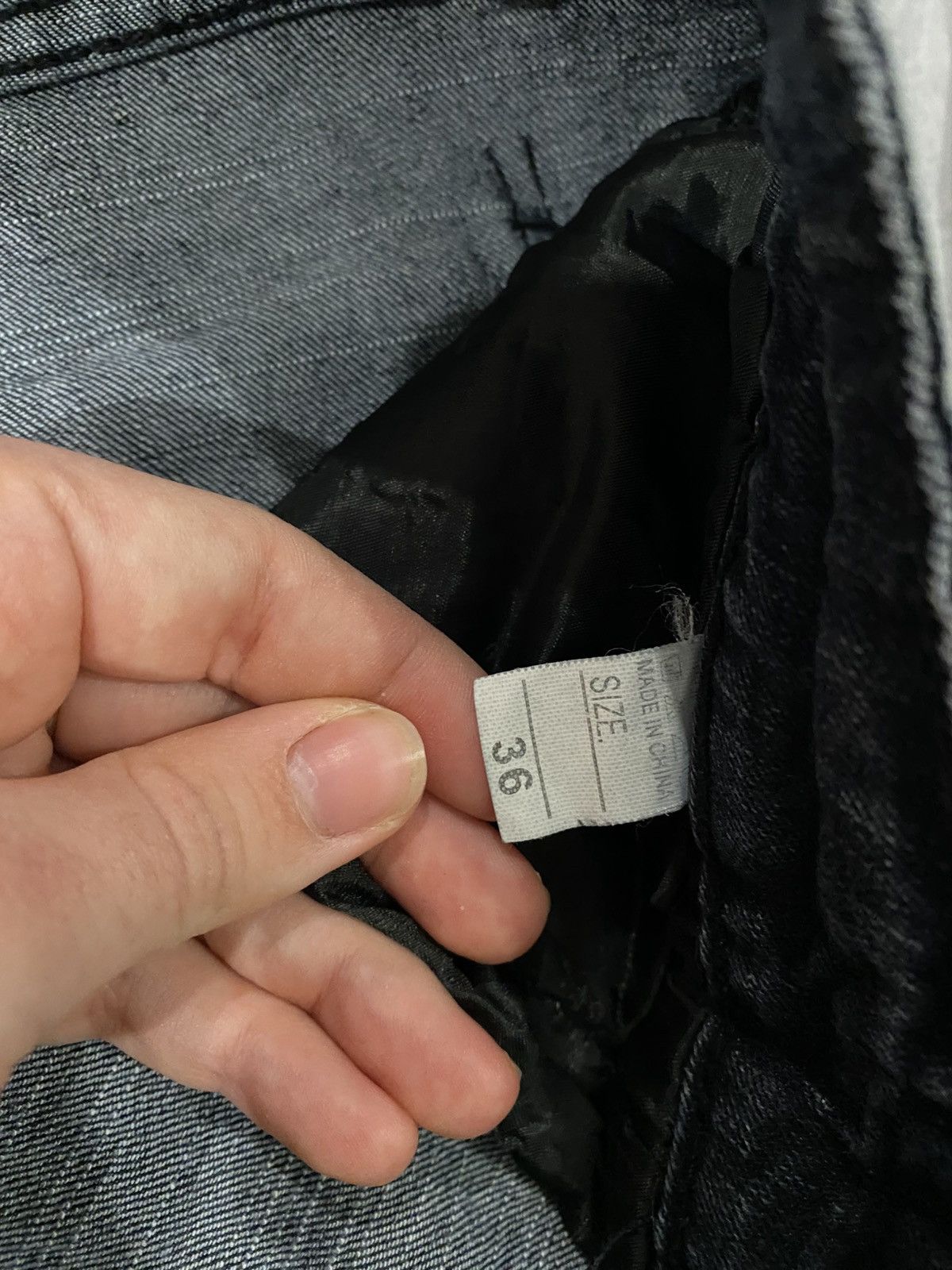 Japanese Brand Archive Paintet Zip-line Washed Distressed / Vintage Y2K Size US 36 / EU 52 - 6 Thumbnail