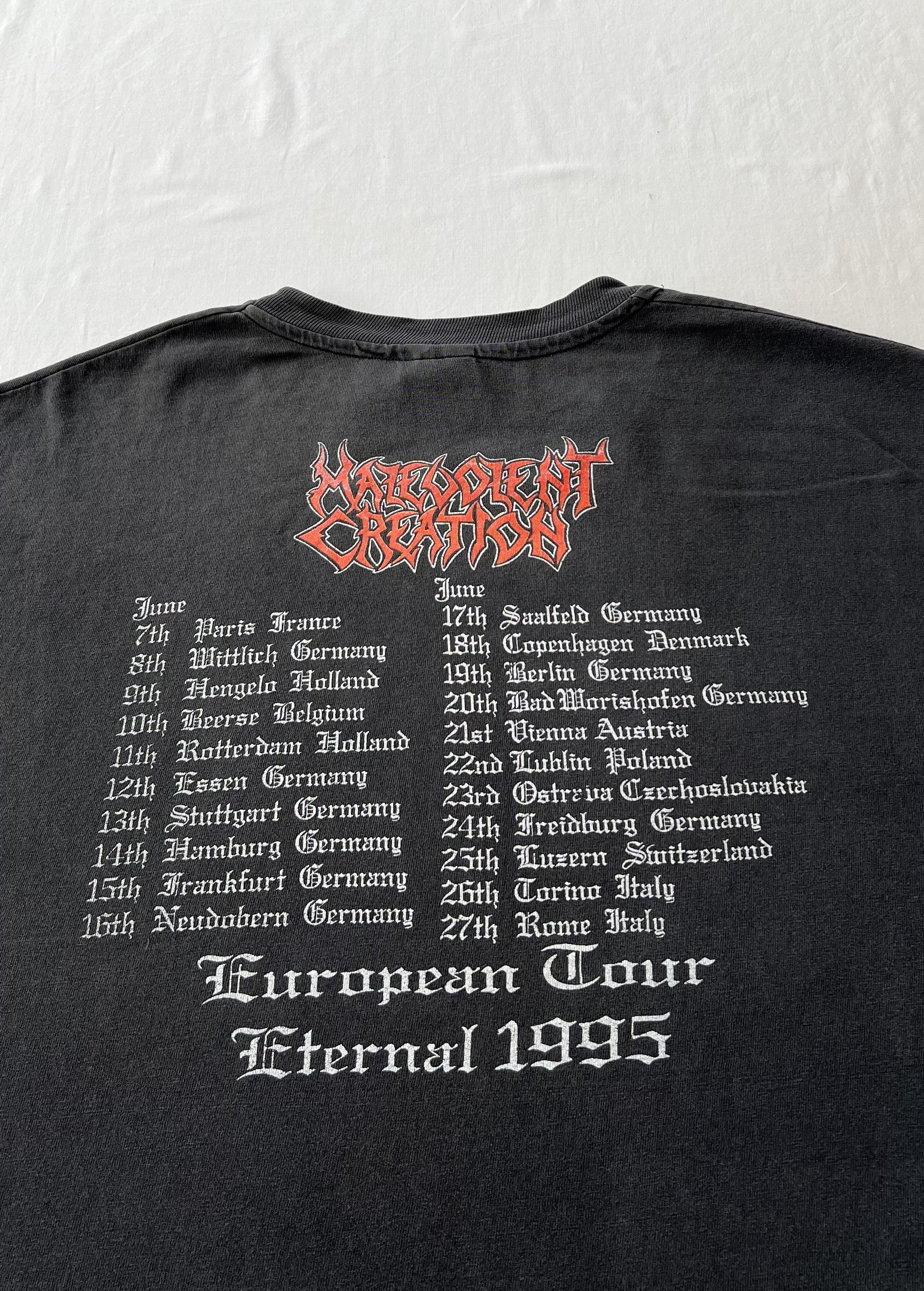 Band Tees Vintage 1995 Malevolent Creation Eternal Long Sleeve Size US XL / EU 56 / 4 - 21 Thumbnail