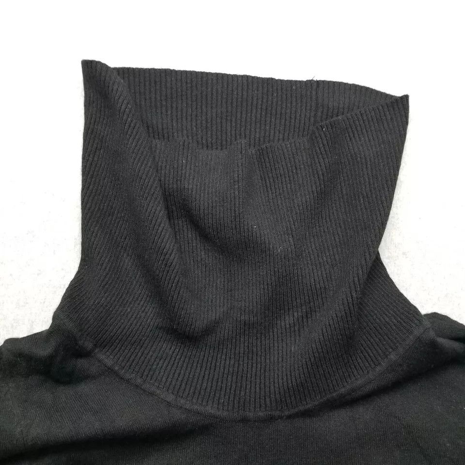 Other Hooked Up Sweater Womens Small Black Turtleneck Rayon Blend Size S / US 4 / IT 40 - 6 Thumbnail