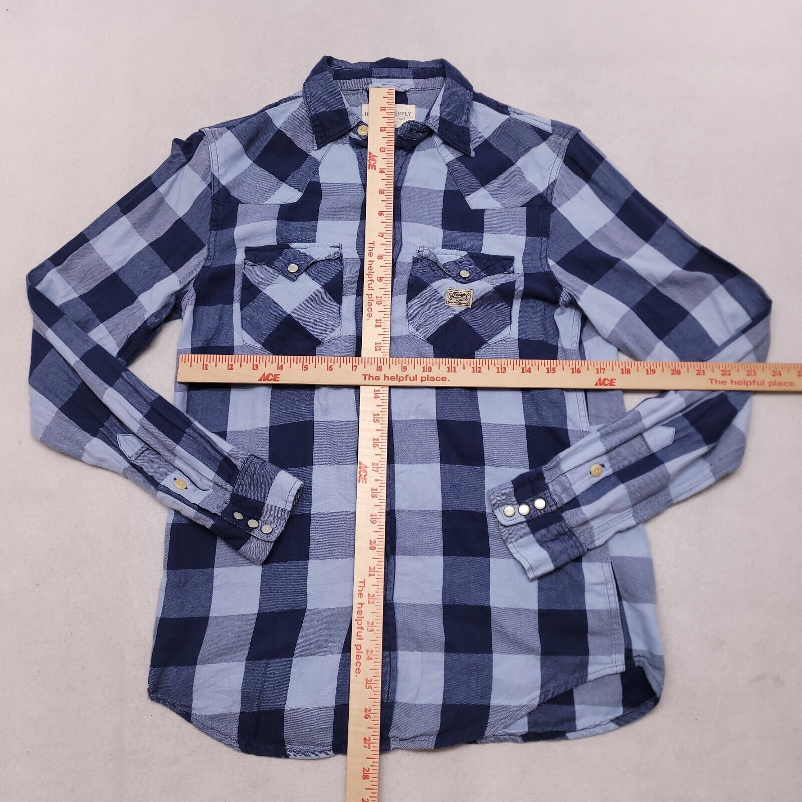 Ralph Lauren Ralph Lauren Buffalo Check Flannel Shirt Mens Size S Blue Size US S / EU 44-46 / 1 - 6 Thumbnail