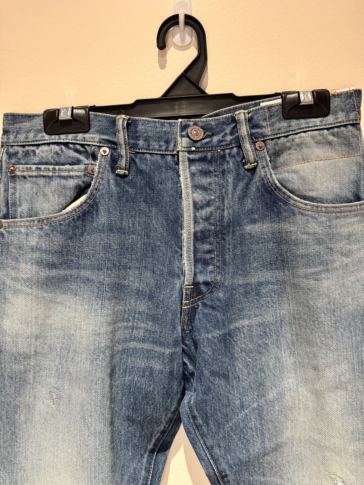 Visvim Visvim Social Sculpture 01 Slim Dmgd 44 Size US 30 / EU 46 - 5 Thumbnail