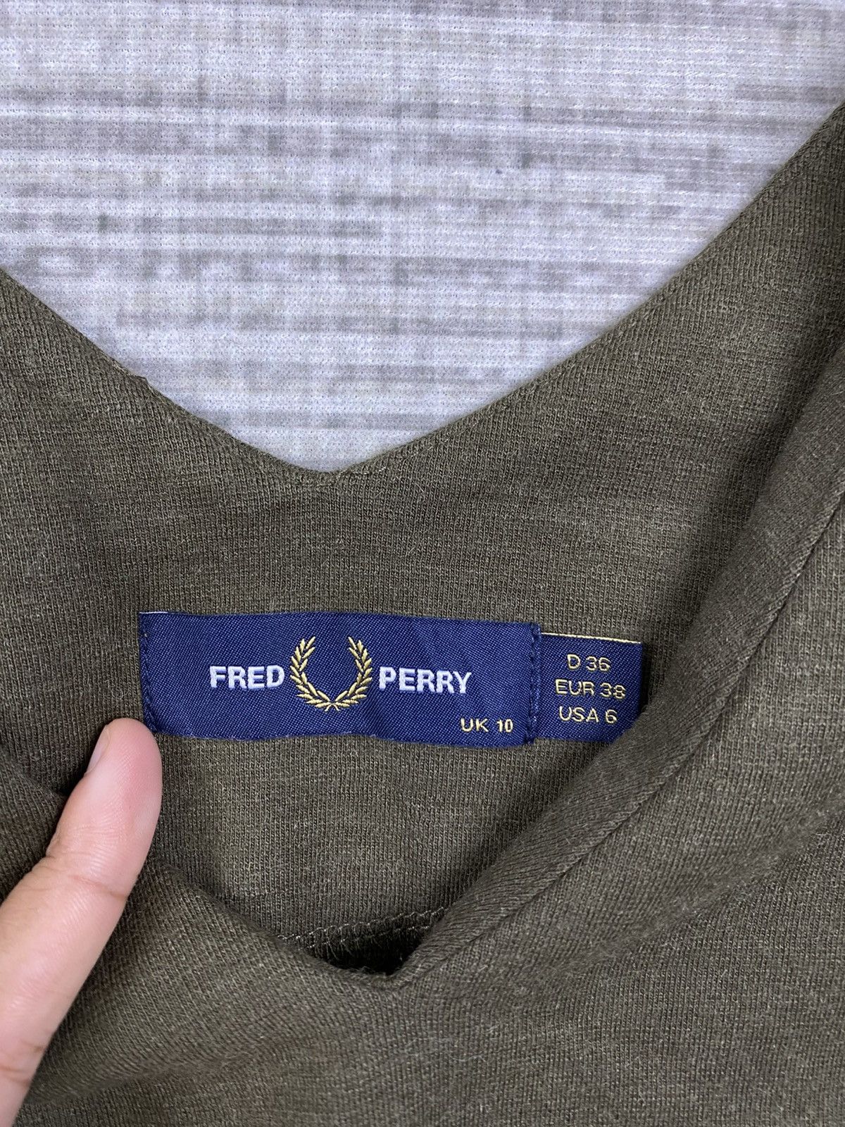 Fred Perry × Vintage Vintage Fred Perry Embroidery Logo Over Dress Size S / US 4 / IT 40 - 7 Thumbnail