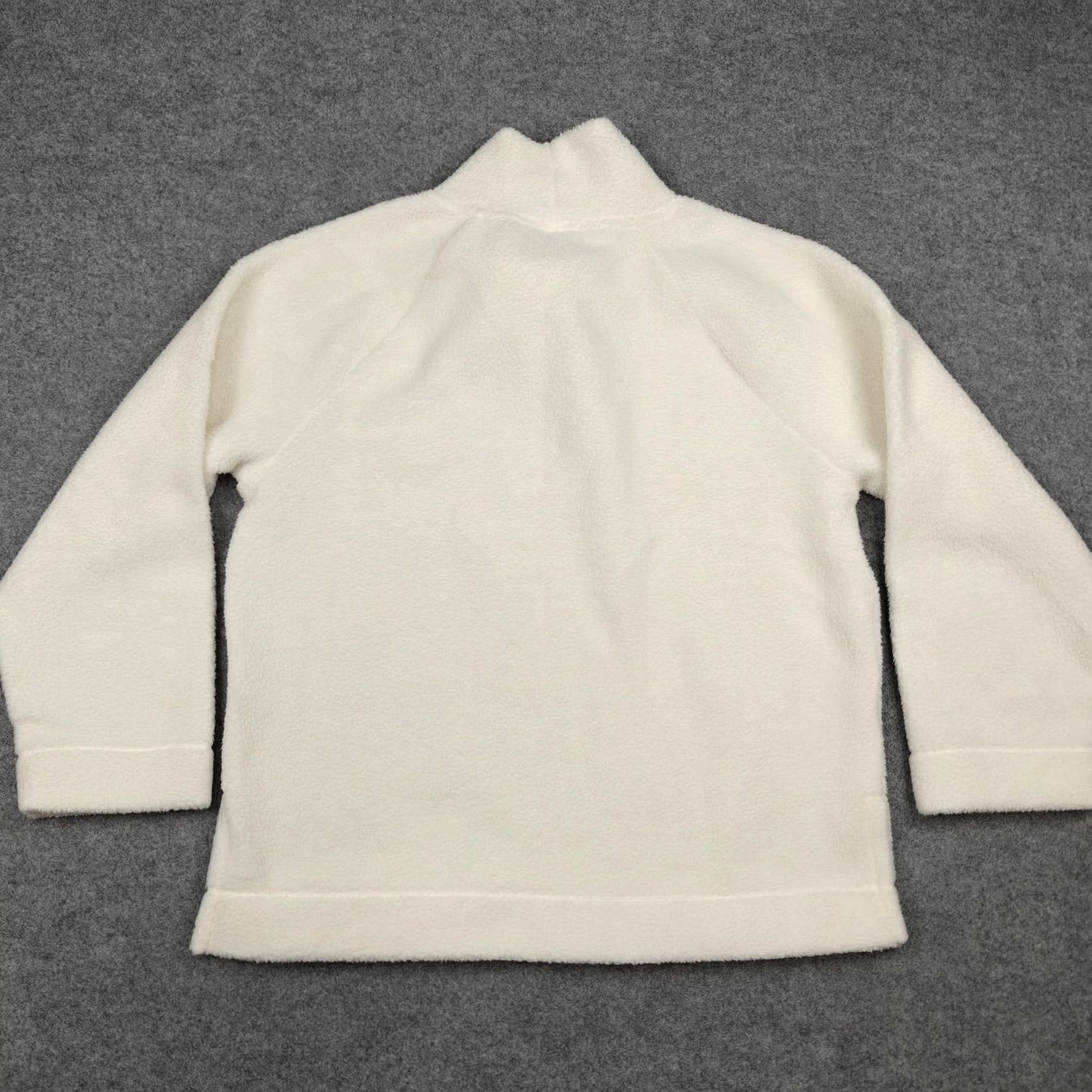 J.Crew J. Crew Sweater Womens Large White Fleece Turtleneck Raglan Pullover Cozy Shirt Clothing Size L / US 10 / IT 46 - 5 Thumbnail