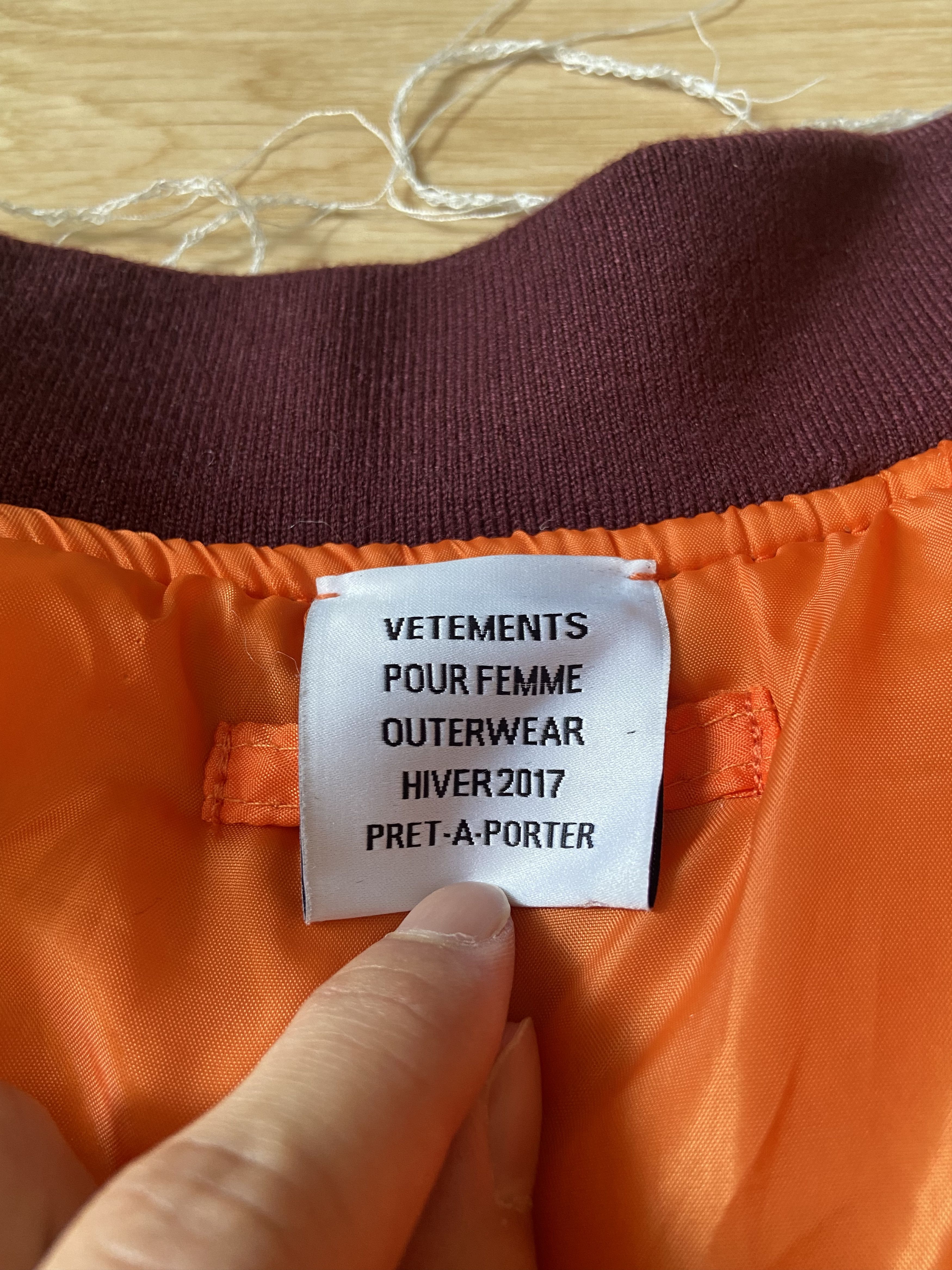 Vetements Vetements AW16 reworked oversized bomber jacket OG Size US XXL / EU 58 / 5 - 9 Thumbnail