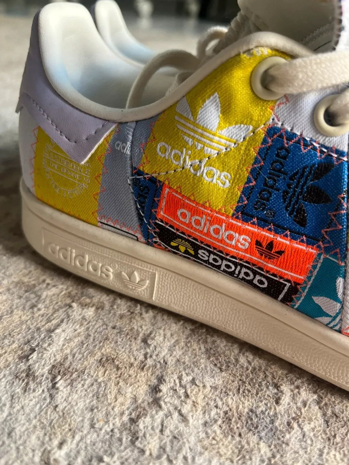 Adidas Adidas Stan Smith Primegreen Sz U 5.5 EUR 36.5 Patchwork Size US 5.5 / IT 35.5 - 5 Thumbnail