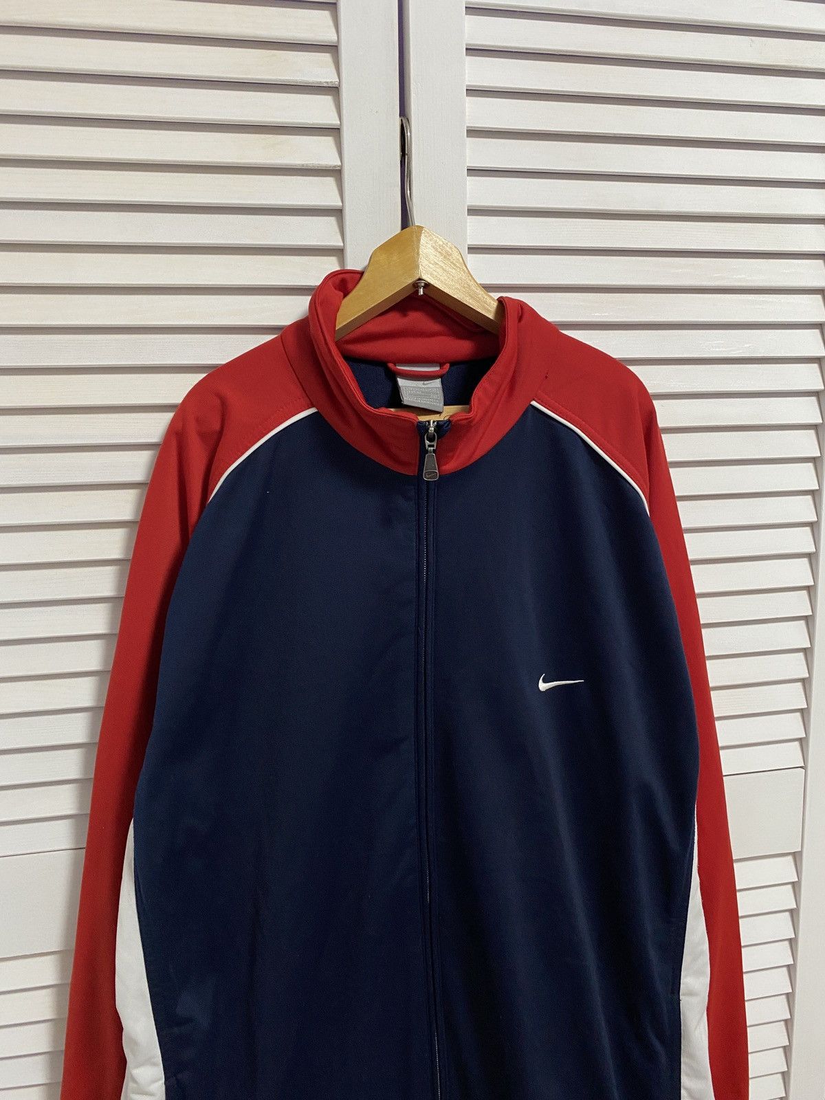 Nike × Vintage ❣️ Vintage Zip Up Sweater Sweatshirt NIKE Swoosh Logo Size US XXL / EU 58 / 5 - 2 Thumbnail