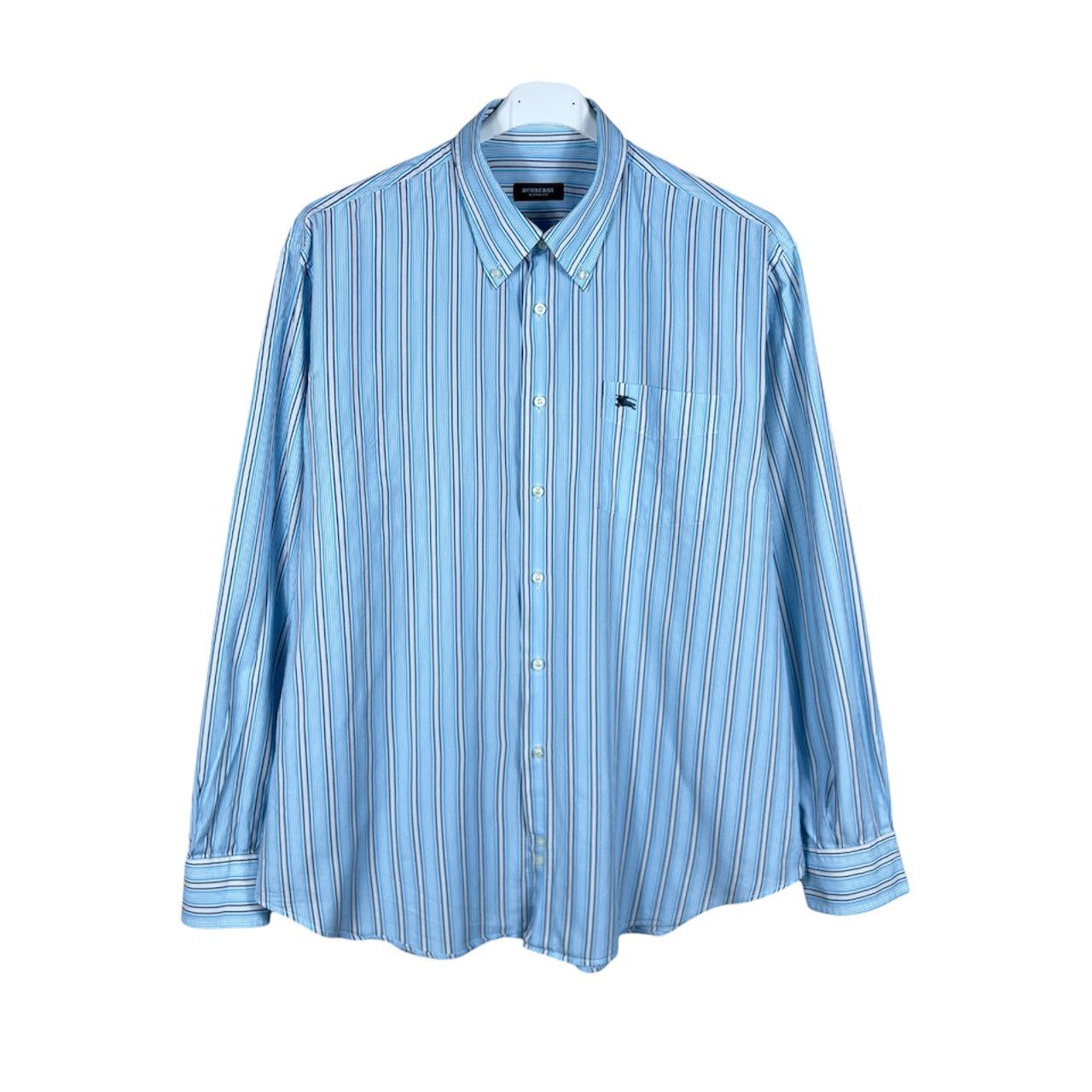 Burberry Vintage Burberry London sussex striped pocket logo shirt Size US XXL / EU 58 / 5 - 1 Thumbnail