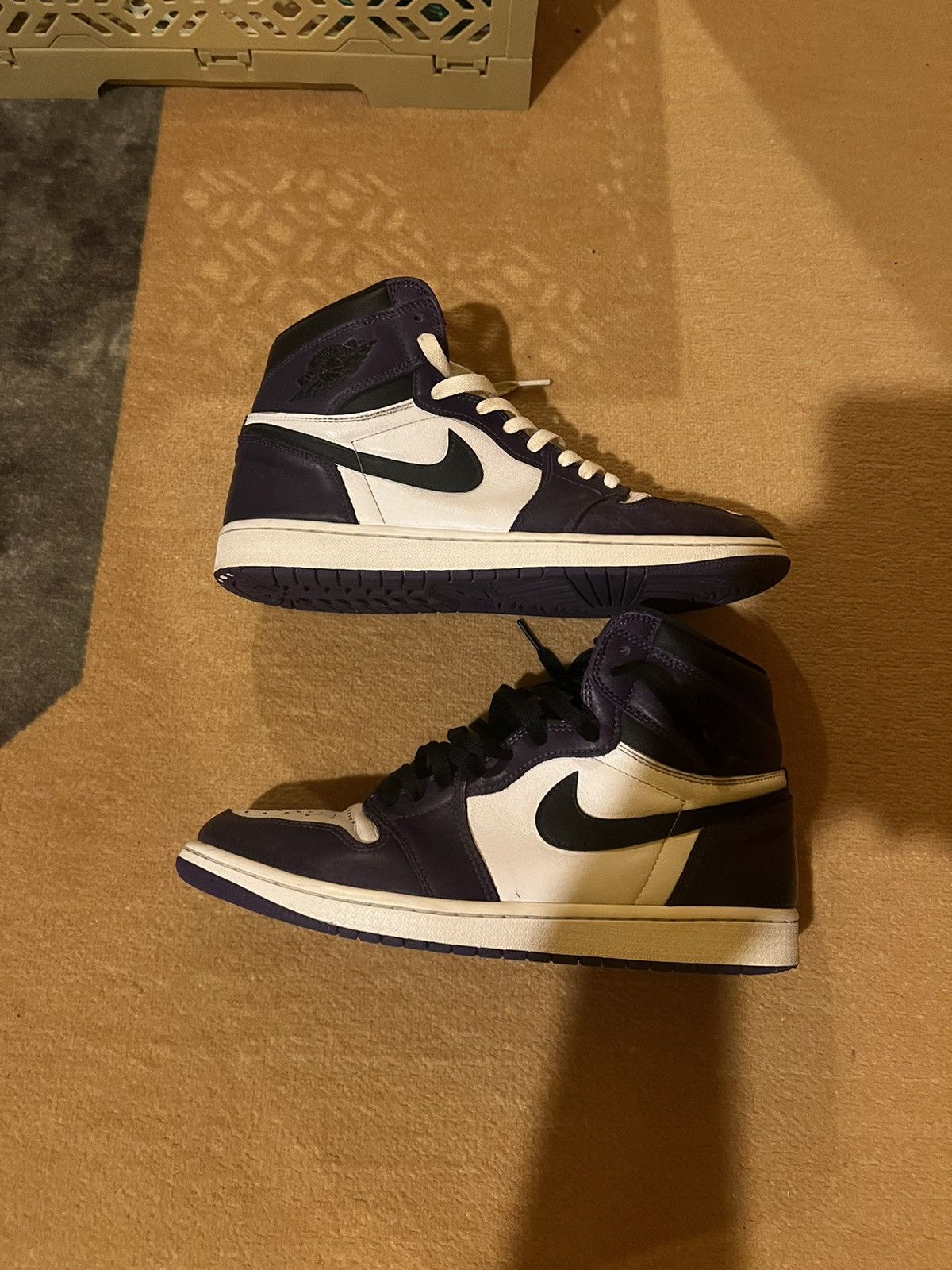 Nike Air jordan 1 court purple Size US 11 / EU 44 - 1 Thumbnail