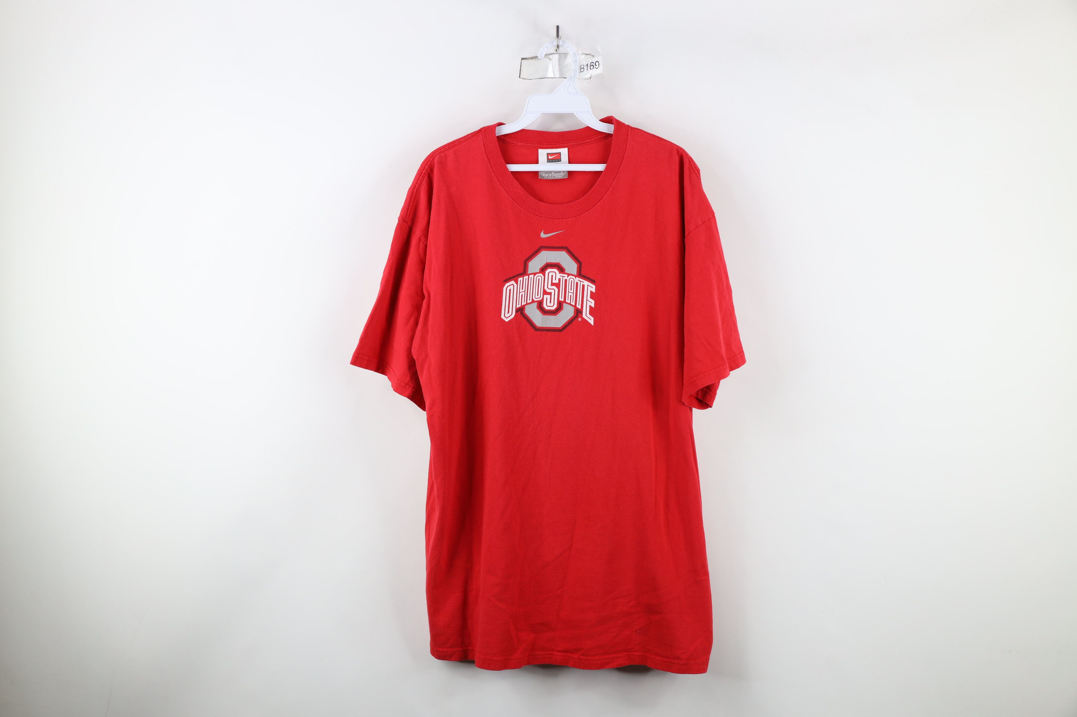 Nike × Vintage Vintage Nike Center Swoosh Ohio State University T-Shirt Size US L / EU 52-54 / 3 - 1 Thumbnail