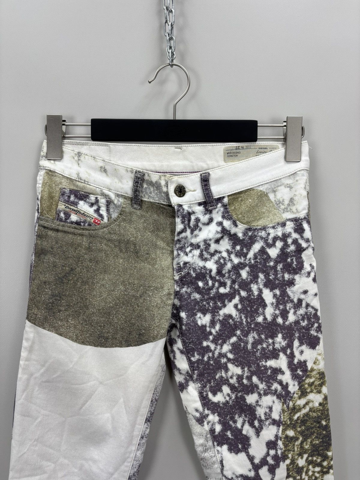 Diesel Womens pants Y2k Diesel Size 27 Color Multicolor Size 25" / US 0 / IT 36 - 3 Thumbnail