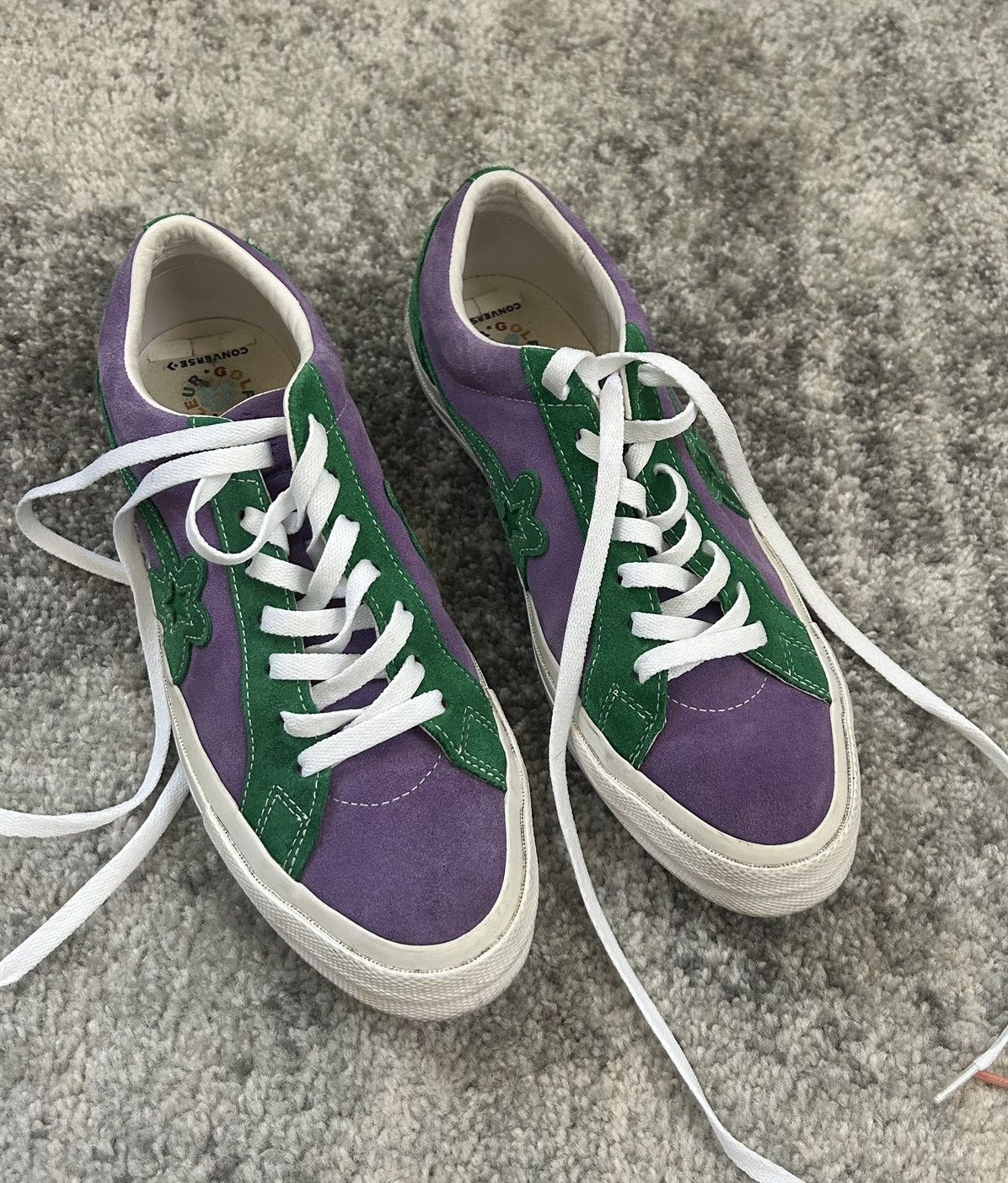 Golf le fleur converse best sale purple green