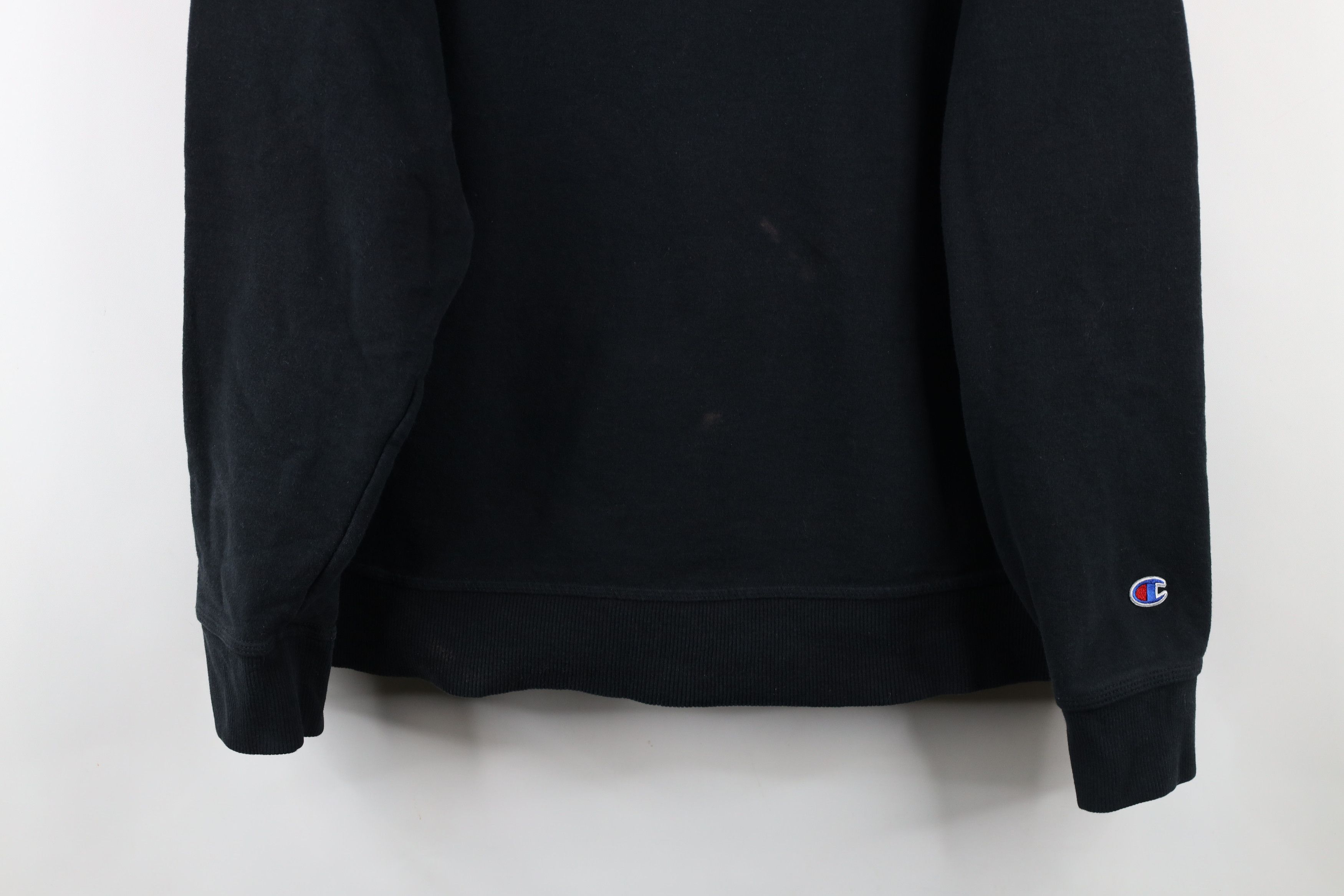 Champion × Vintage Vintage Y2K Champion Classic Logo Crewneck Sweatshirt Black Size US XL / EU 56 / 4 - 3 Thumbnail