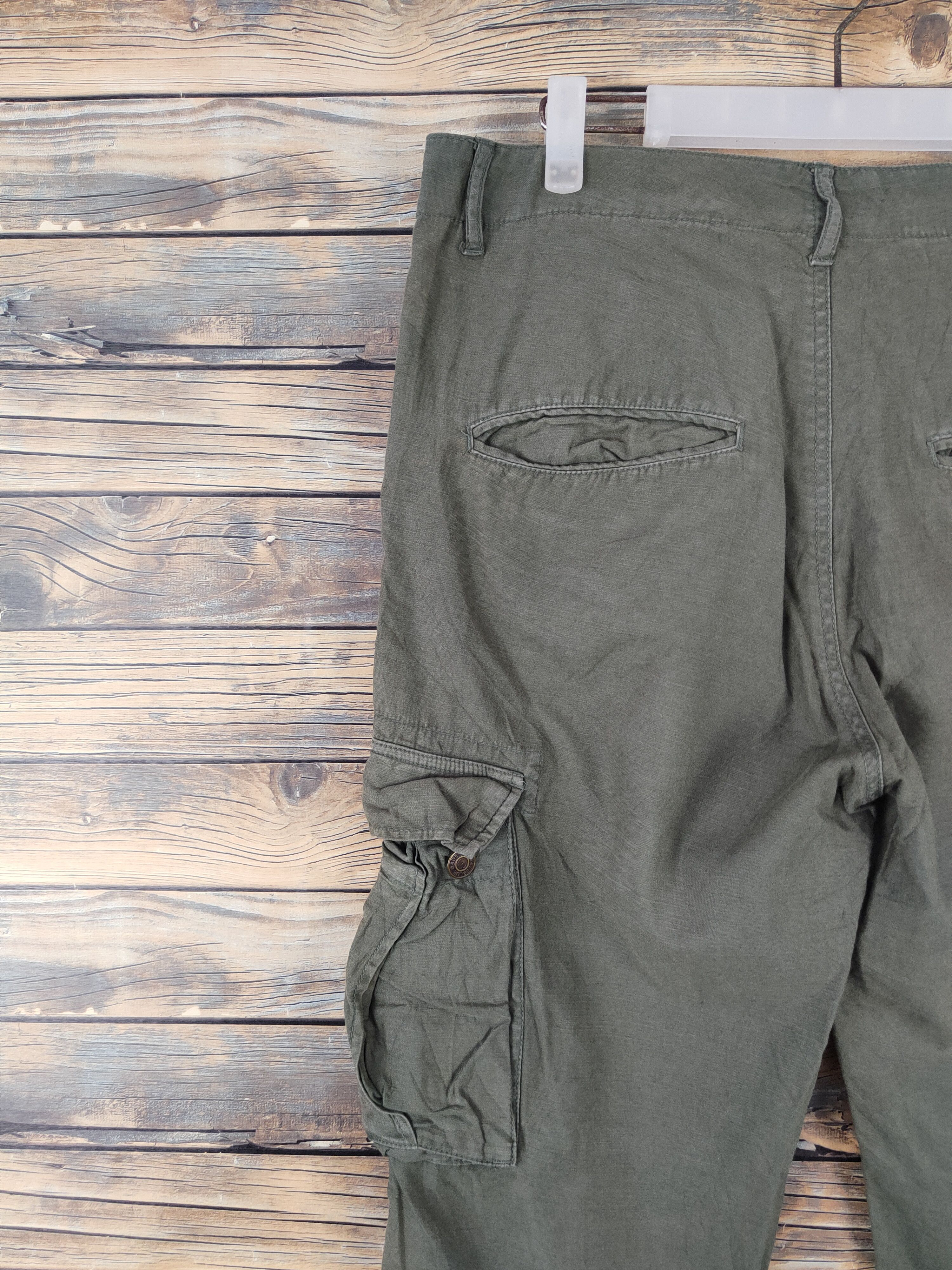 RAGEBLUE Rageblue Green Multipocket Tactical Cargo Pants #W1788 Size US 34 / EU 50 - 8 Thumbnail