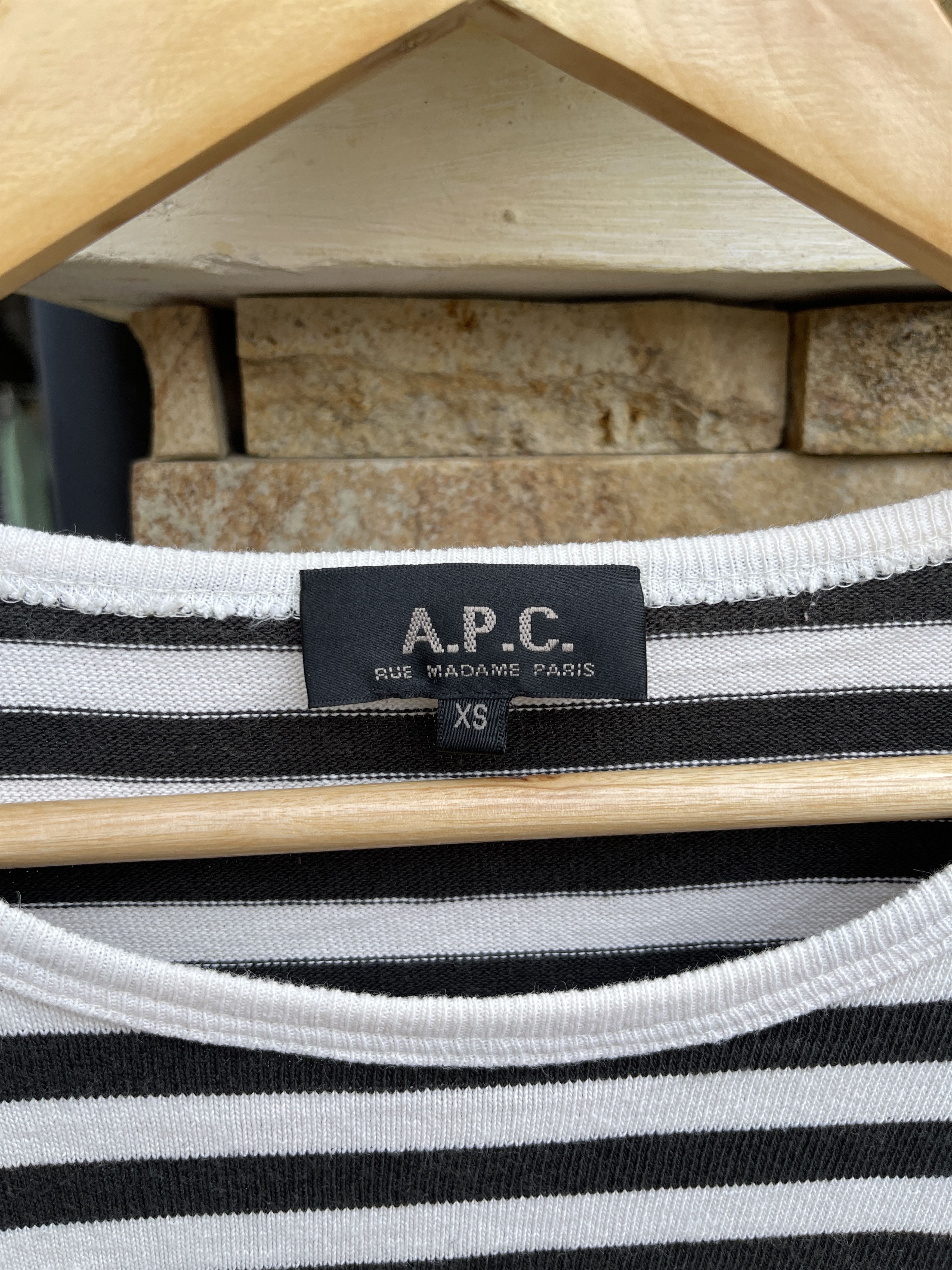 A.P.C. Rare‼️Vintage APC Striped T Shirt Size US XS / EU 42 / 0 - 6 Thumbnail
