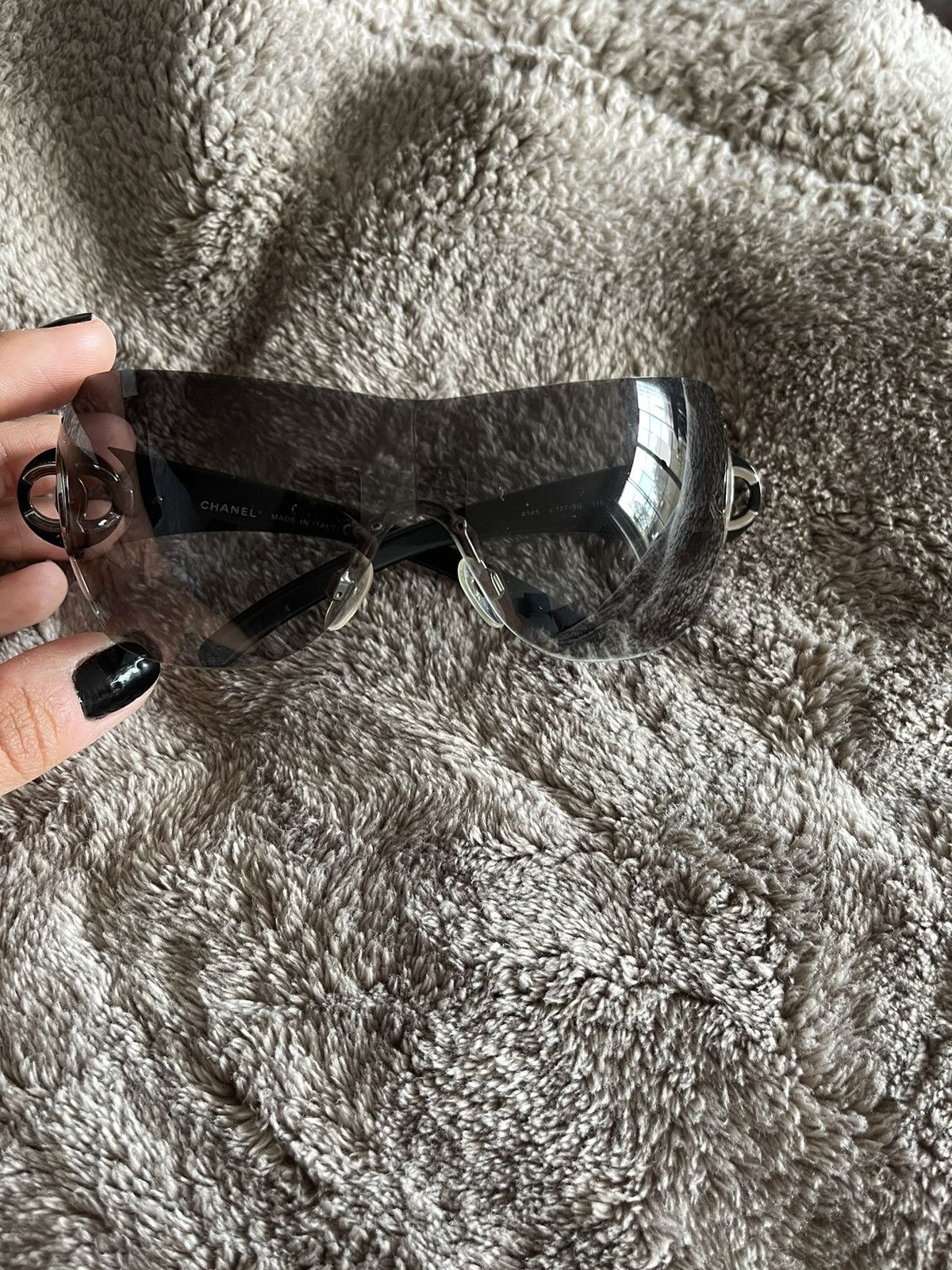 Chanel shield runway sunglasses online