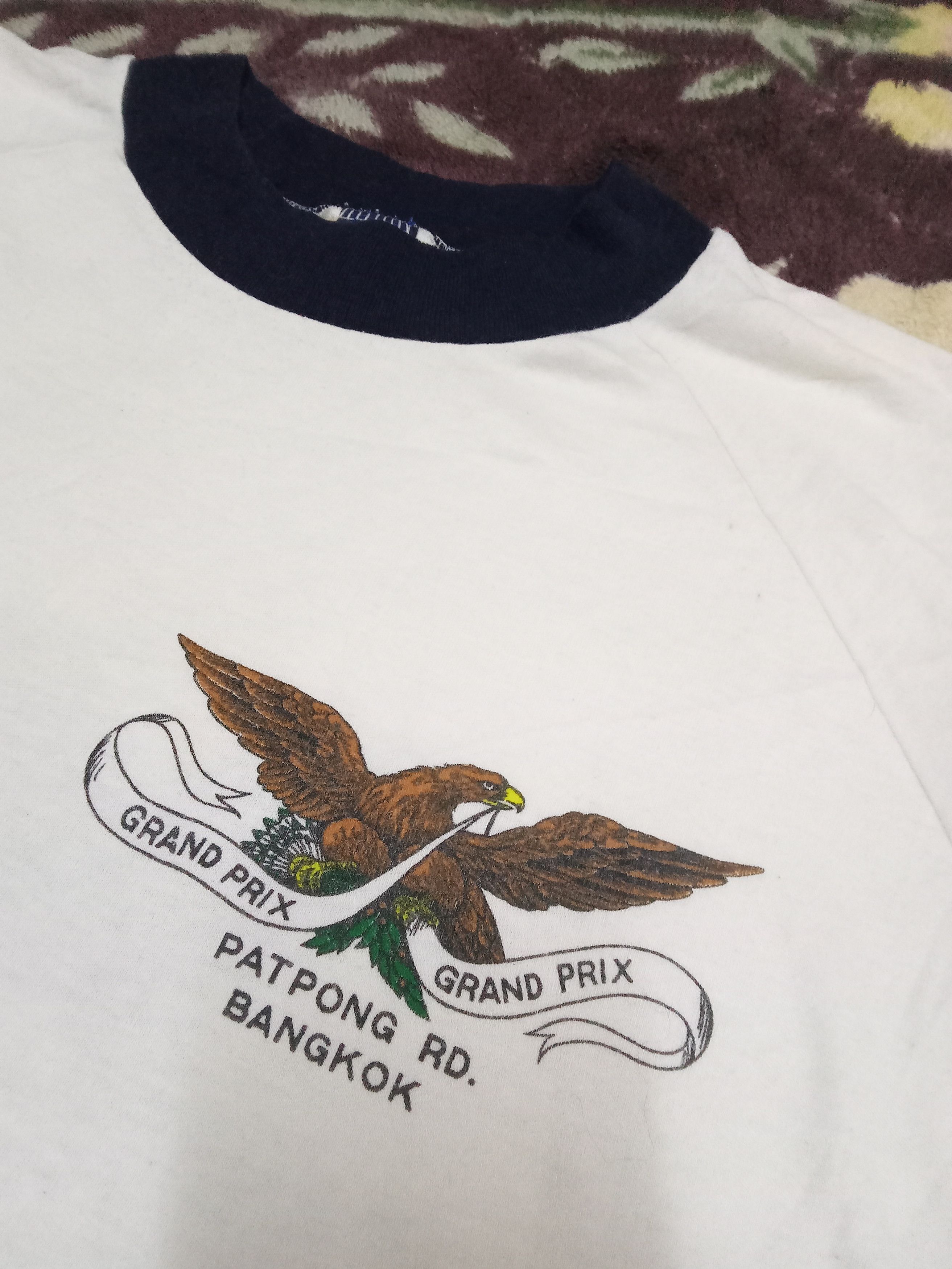 Vintage Grand Prix Patpong RD Bangkok Extremely Rare T Shirt/ Raglan Size US M / EU 48-50 / 2 - 8 Thumbnail