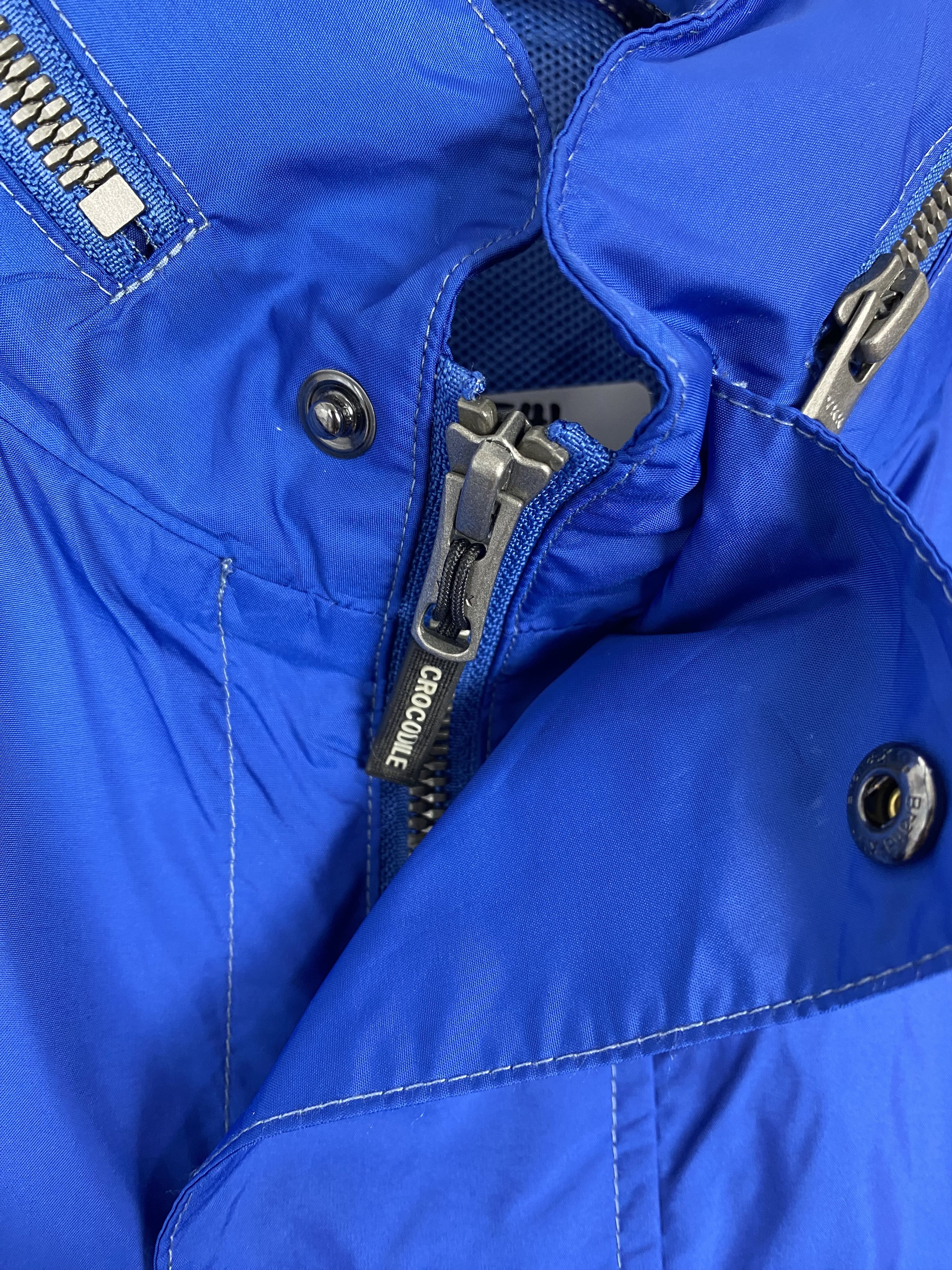 Japanese Brand Vintage Crocodile Zip Up Blue Jacket Size US M / EU 48-50 / 2 - 7 Thumbnail