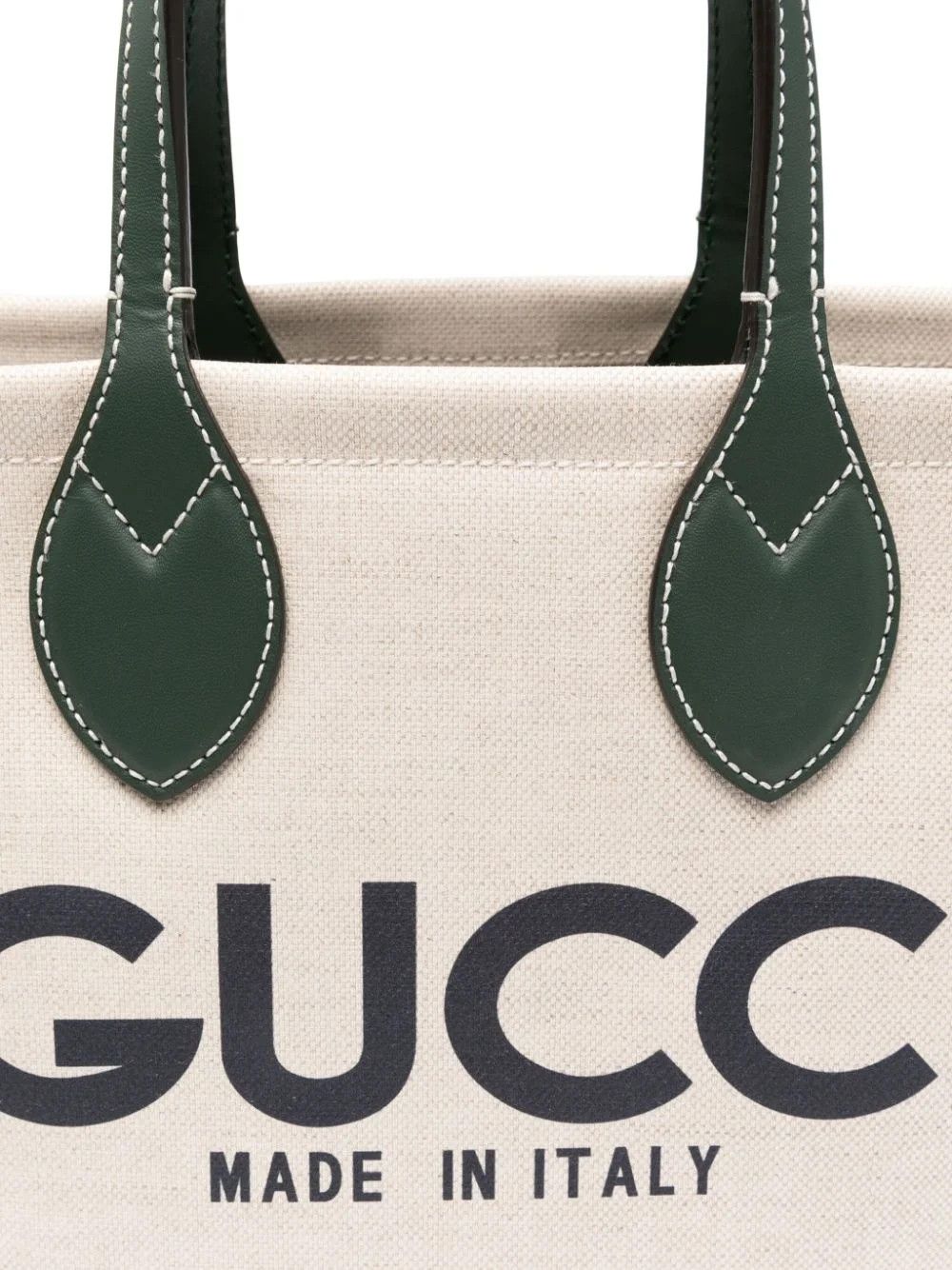 Gucci o1la5ras0526 Size: OS / Small Tote Bag With Gucci Print Size ONE SIZE - 4 Thumbnail
