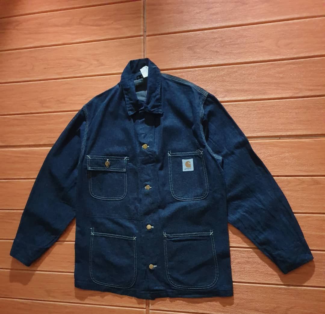 Carhartt 💥Carhatt workers blue colour chore jacket Size US M / EU 48-50 / 2 - 5 Thumbnail