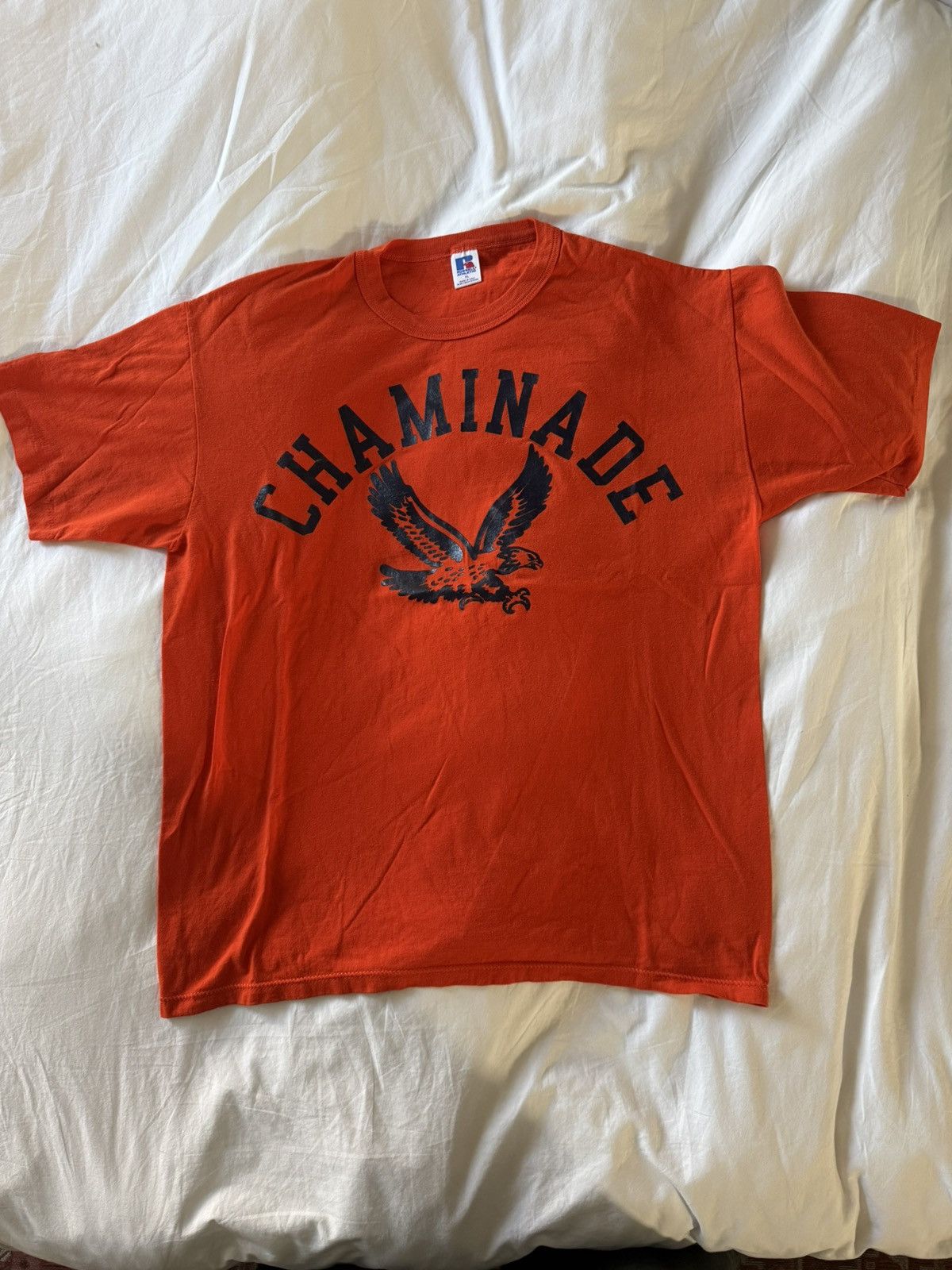 Vintage Vintage Russel Chaminade Tee Size US XL / EU 56 / 4 - 1 Thumbnail