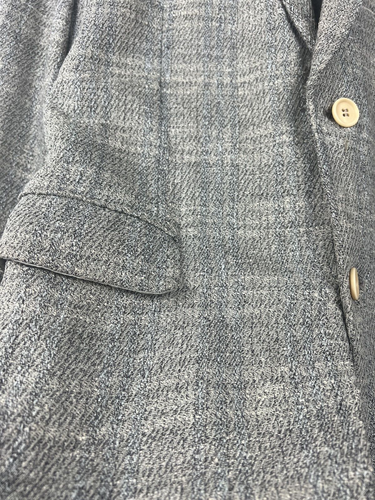 Issey Miyake Vintage Issey Miyake Men Knit Pattern Blazer Size US M / EU 48-50 / 2 - 15 Thumbnail