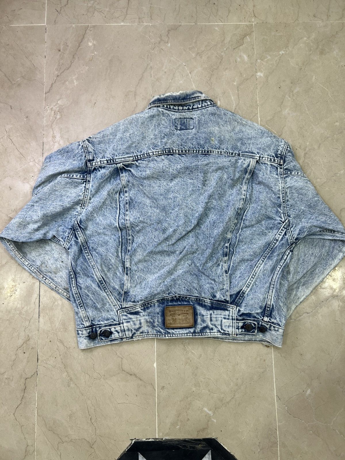 Levi's Vintage Clothing Vintage 1990s Levi’s Acid Wash Denim Trucker Jacket USA Size US M / EU 48-50 / 2 - 14 Thumbnail