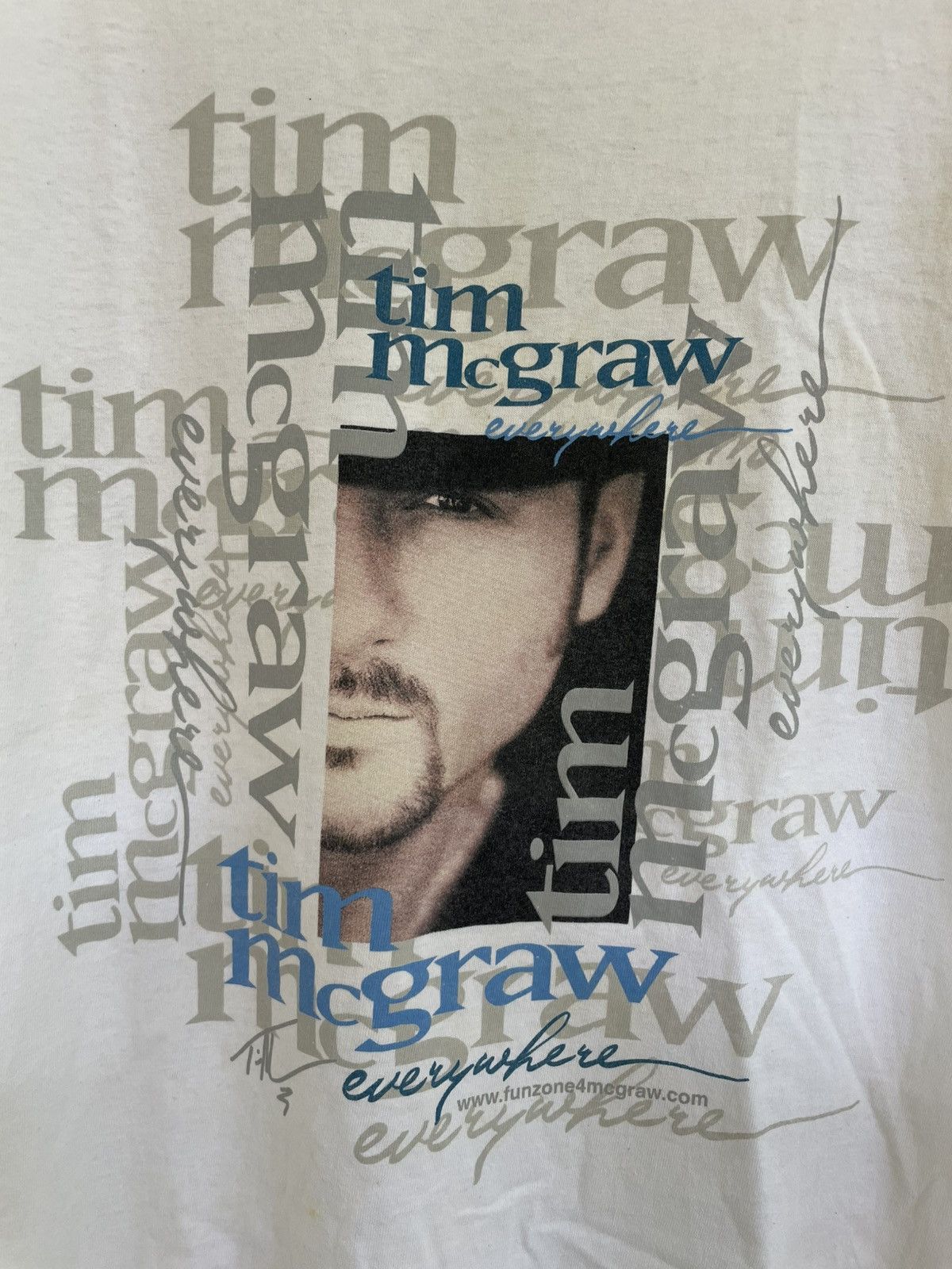 Band Tees Vintage 90s Tim Mcgrow everywhere country music t shrt Size US L / EU 52-54 / 3 - 4 Thumbnail