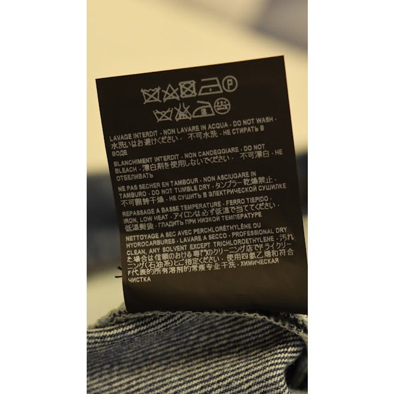 Saint Laurent Paris o1rshd1 Denim Jeans in Blue Size US 27 - 11 Thumbnail