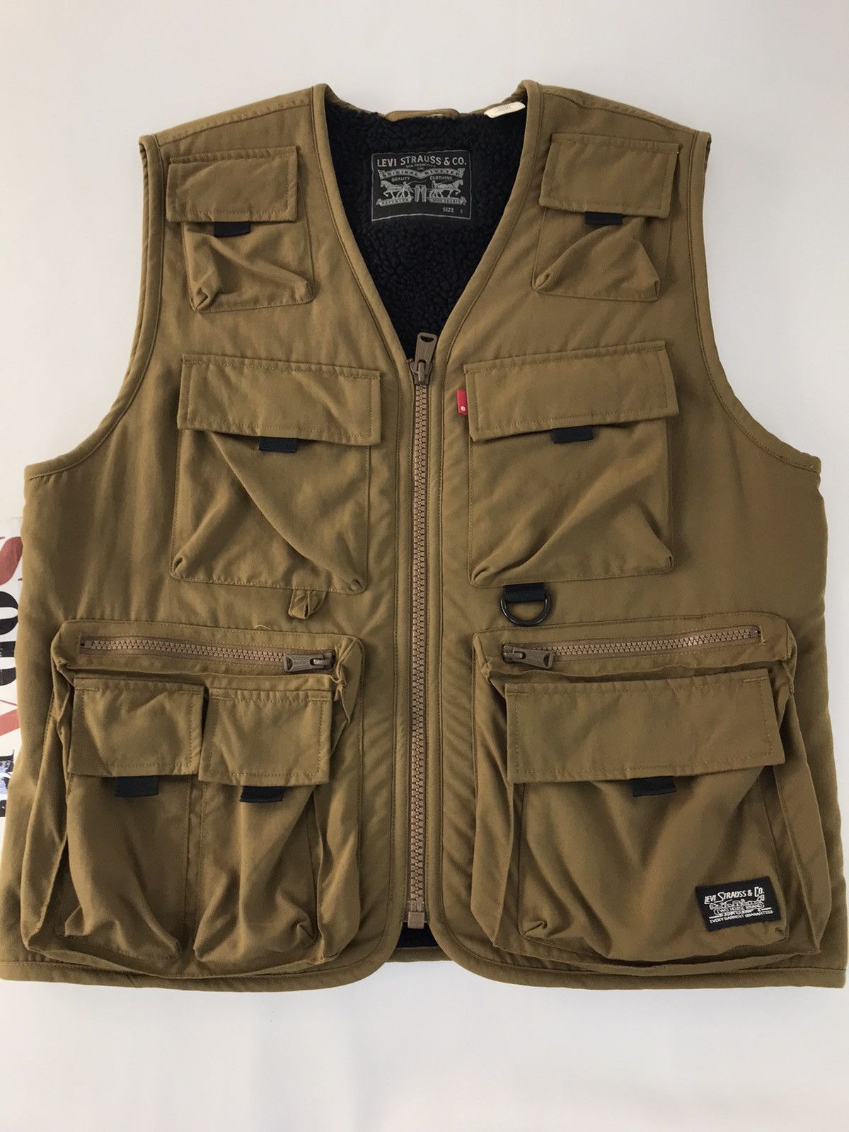 Japanese Brand × Levi's Vintage Vest Levi’s Fleece Inner Distressed Fleece Inner Size US M / EU 48-50 / 2 - 3 Thumbnail