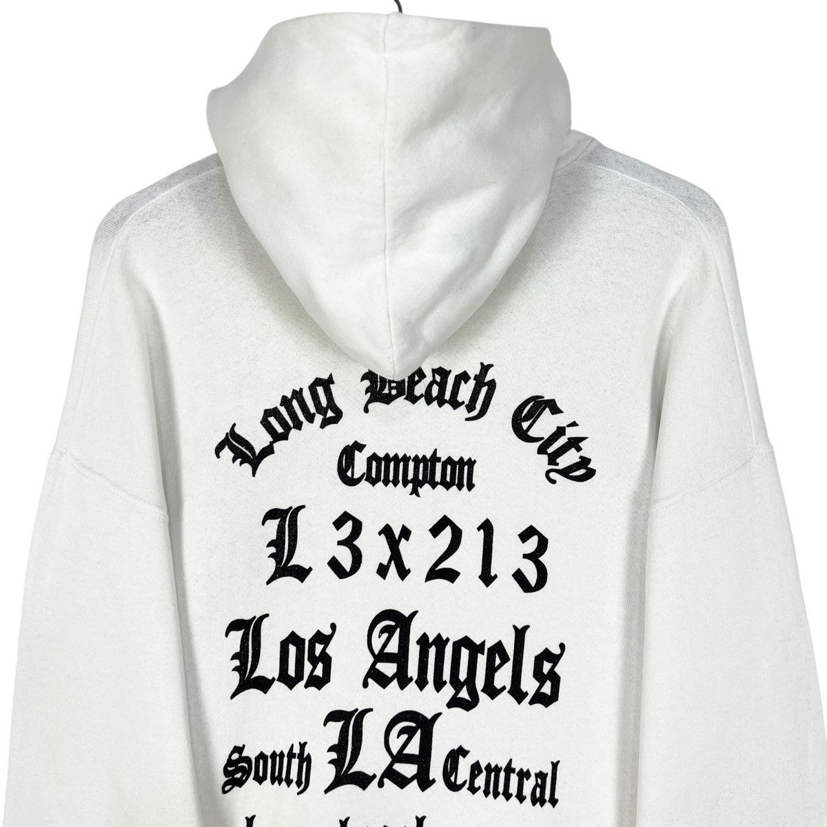 Vintage Vintage Compton Long Beach City Los Angeles Pullover Hoodie Size US L / EU 52-54 / 3 - 7 Thumbnail