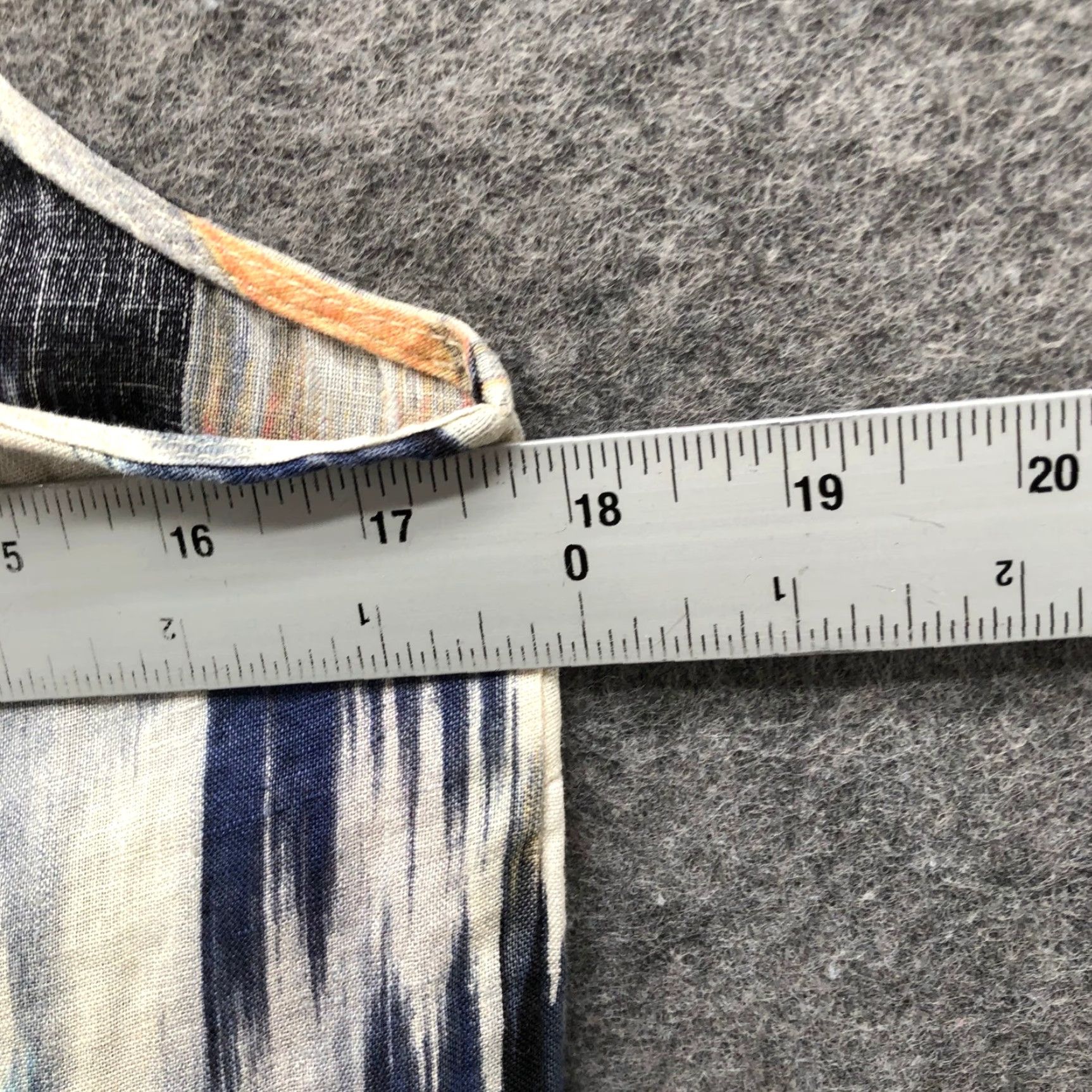 DKNY DKNY 100% Linen Sleeveless Top Womens S Tank Ikat Multicolor Frayed Asymmetric Size S / US 4 / IT 40 - 6 Thumbnail