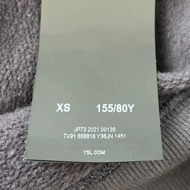 Yves Saint Laurent Saint Laurent Navy Blue Women's Hoodie . Size XS / US 0-2 / IT 36-38 - 8 Thumbnail