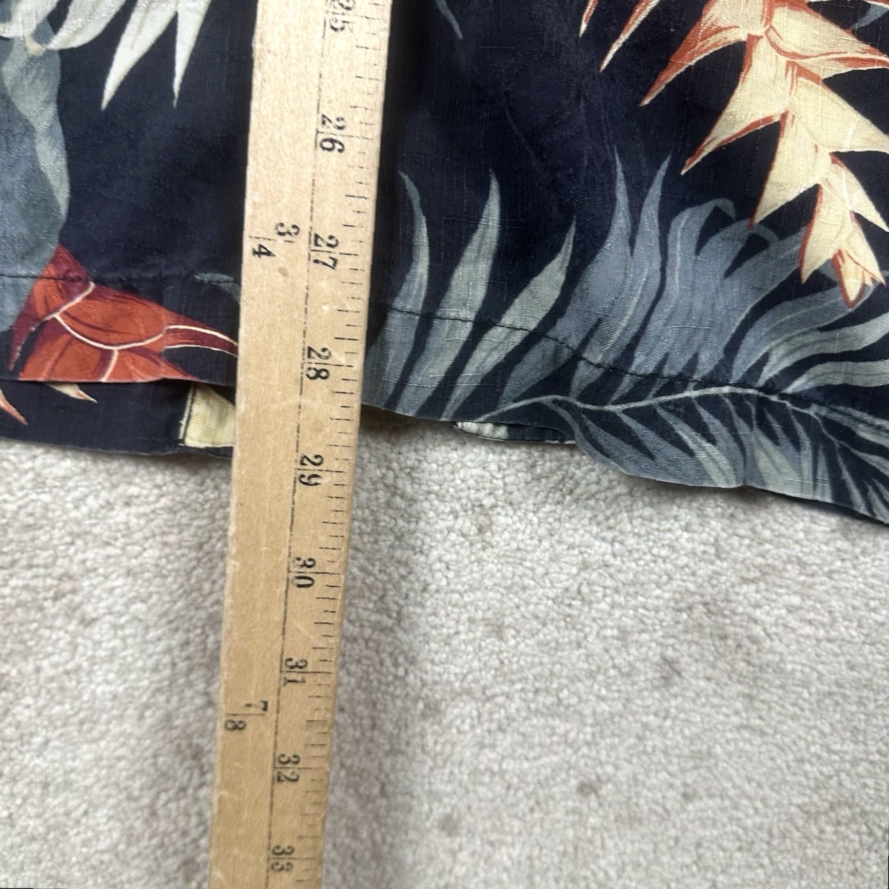 Tommy Bahama Tommy Bahama Button-Up Silk Blend Shirt Mens XL Black Floral Shirt Size US XL / EU 56 / 4 - 6 Thumbnail