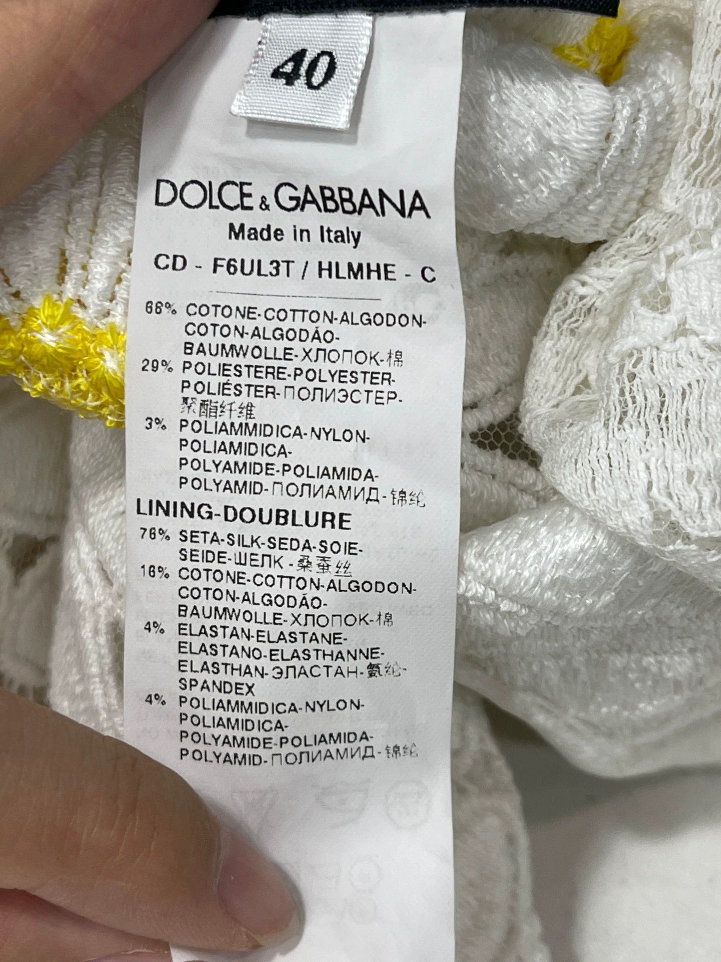 Dolce & Gabbana Dolce & Gabbana Women's Daisy Print Dress 40 99 New Size S / US 4 / IT 40 - 6 Thumbnail