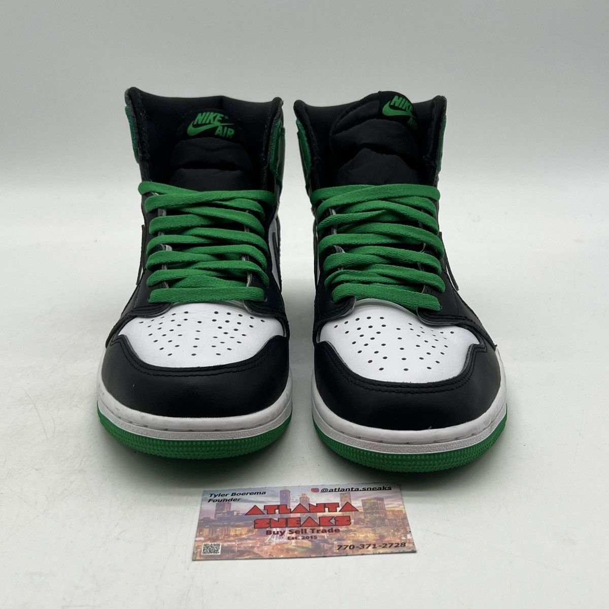 Jordan Brand Air Jordan 1 high lucky green Size US 9.5 / EU 42-43 - 2 Thumbnail