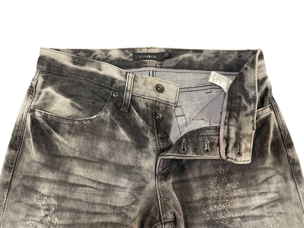 CIVARIZE × If Six Was Nine × Japanese Brand 🔥Rare🔥CIVARIZE Distressed Flare Jeans Size US 31 - 4 Thumbnail